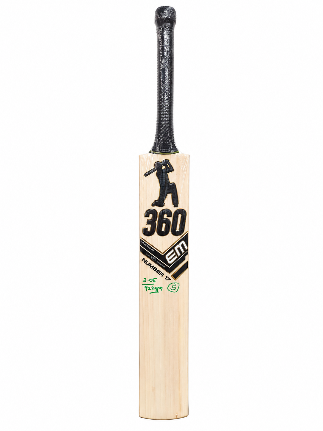 EM 360 No. 17 AB de Villiers Junior Youth English Willow Cricket Bat EM