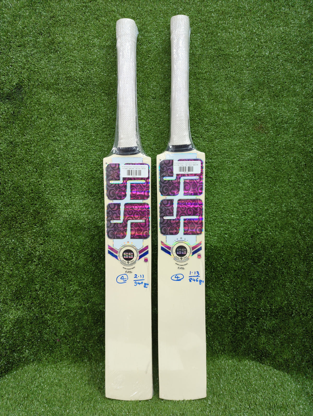 SS Colt Scoop Nitish Kumar Reddy Junior / Youth Kashmir Willow Cricket Bat SS