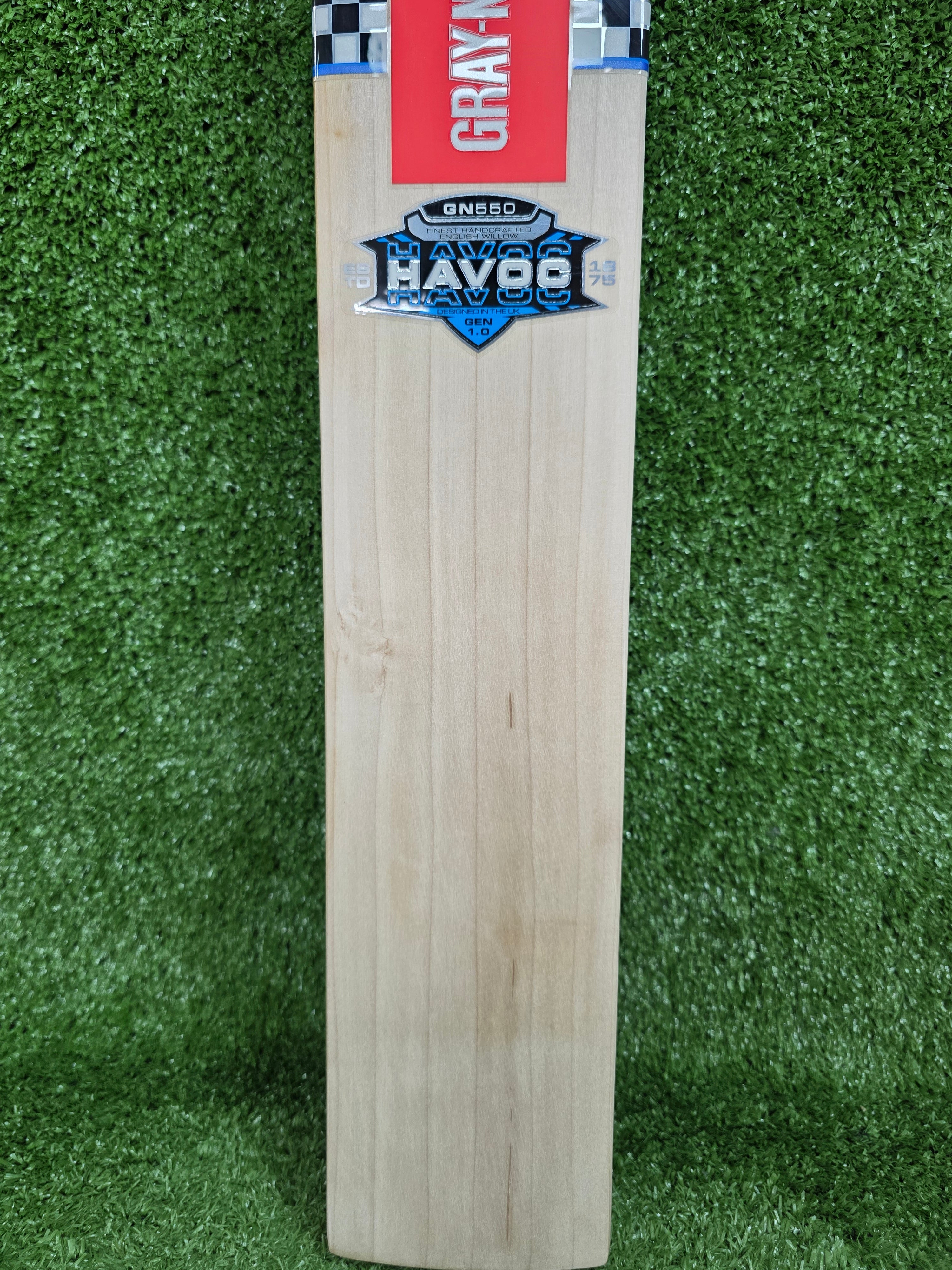 Gray-Nicolls Havoc 1.0 GN550 Adult English Willow Cricket Bat - Short Length