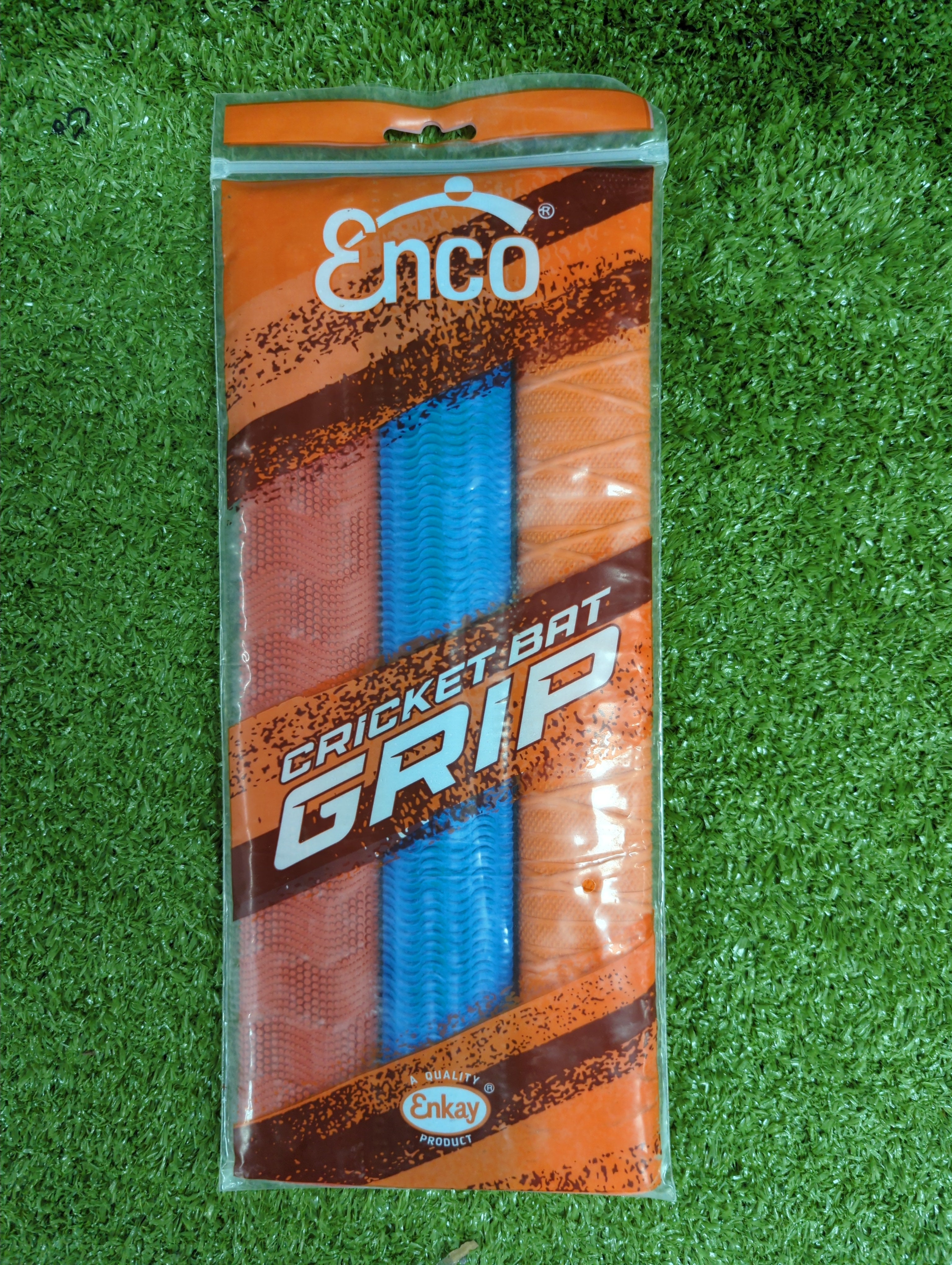 Enkay Hypa 3 Different Colored Pack of 3 Cricket Grip by Enkay - side view - TopCricketStore