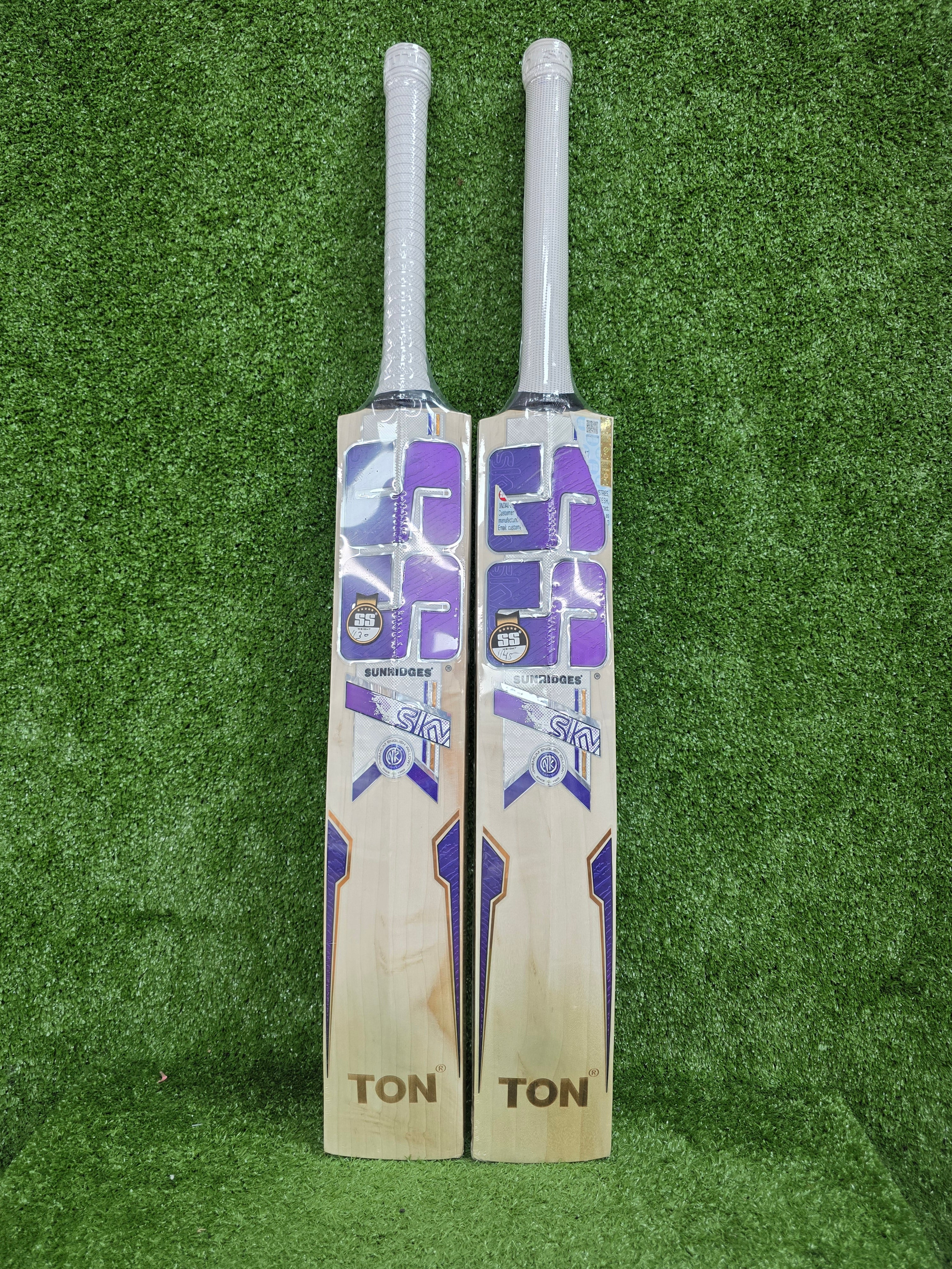 SS Sky Fire English Willow Cricket Bat Short Handle