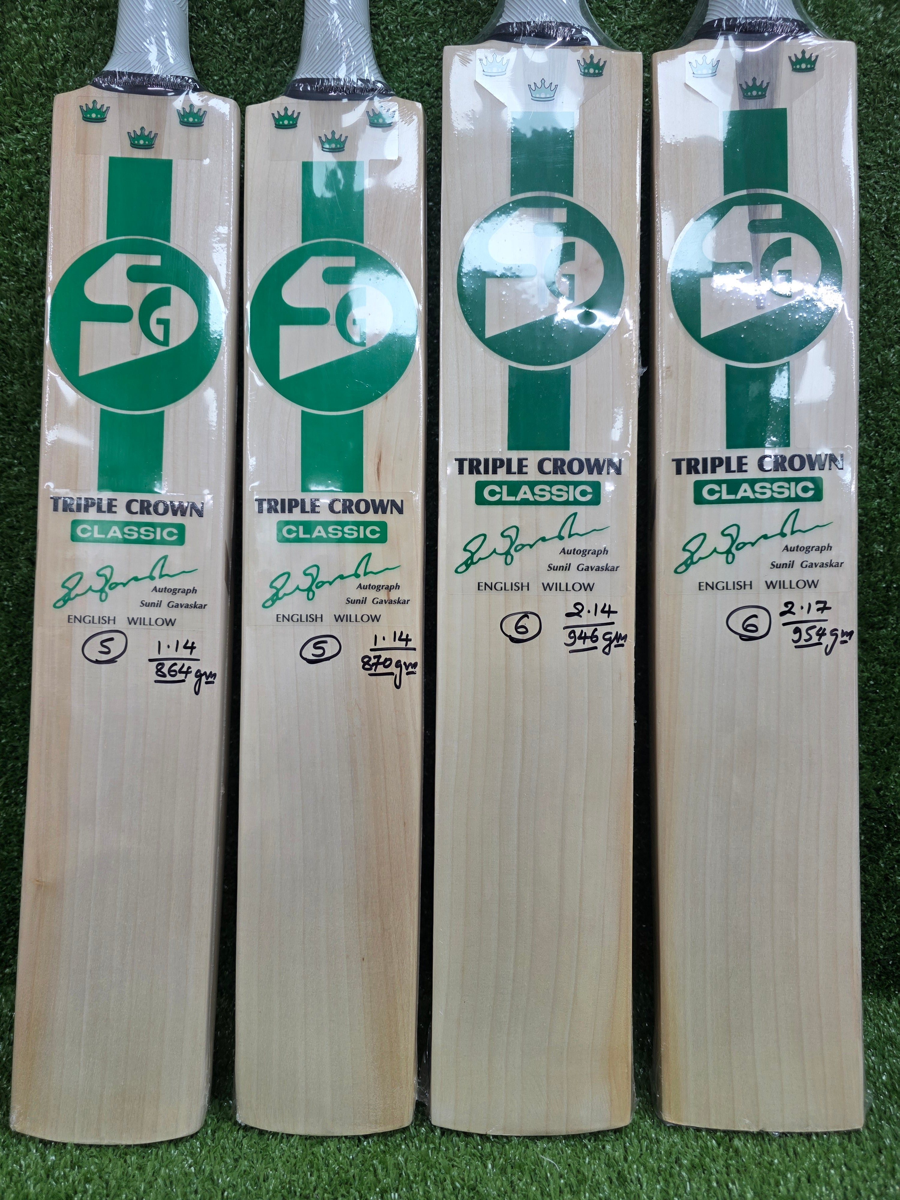 SG Triple Crown Classic Junior / Youth English Willow Cricket Bat SG