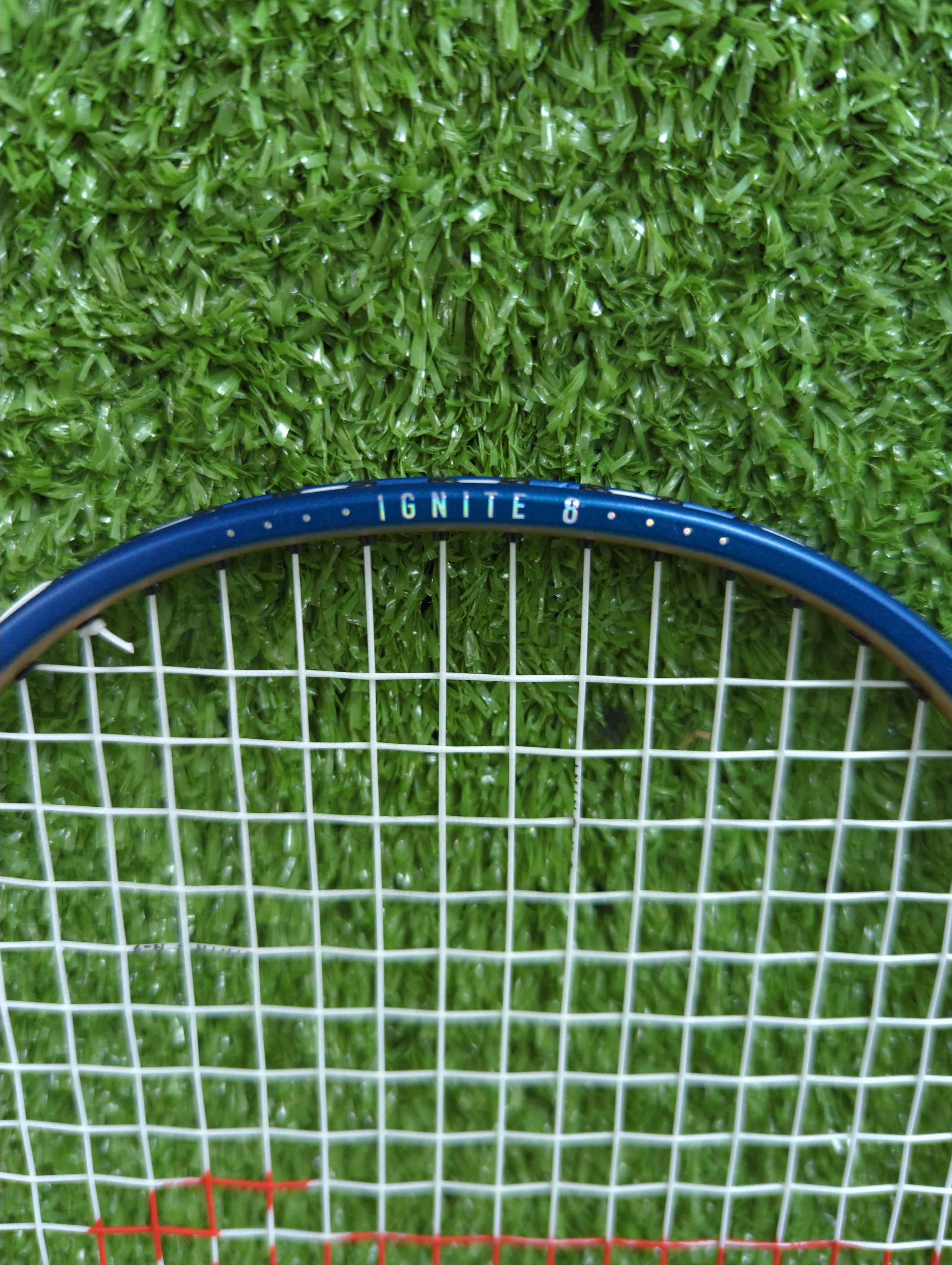 Li-Ning IGNITE 8 Blue Orange Badminton Racket Prestrung - Made in China