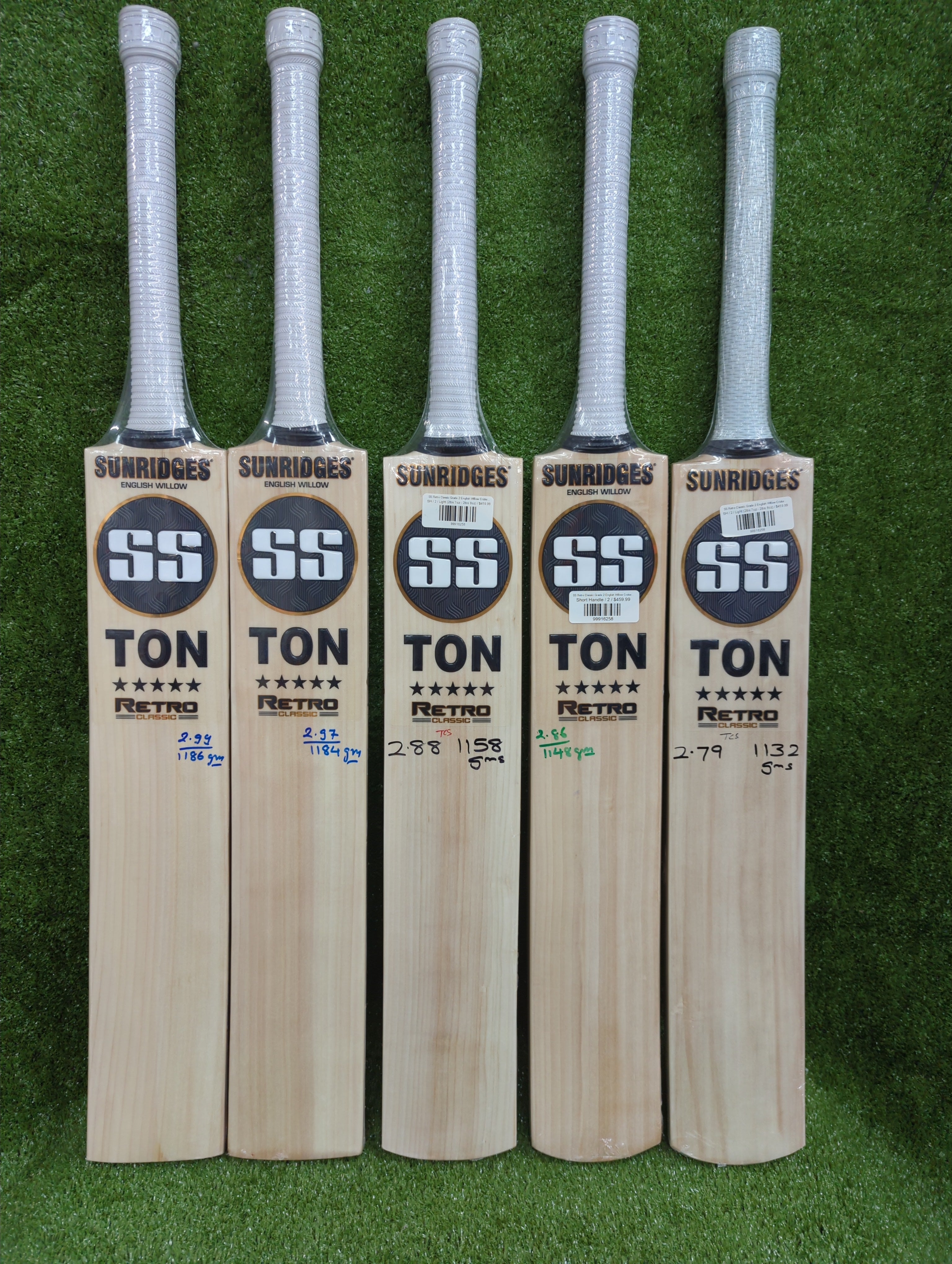 SS Retro Classic English Willow Cricket Bat SS