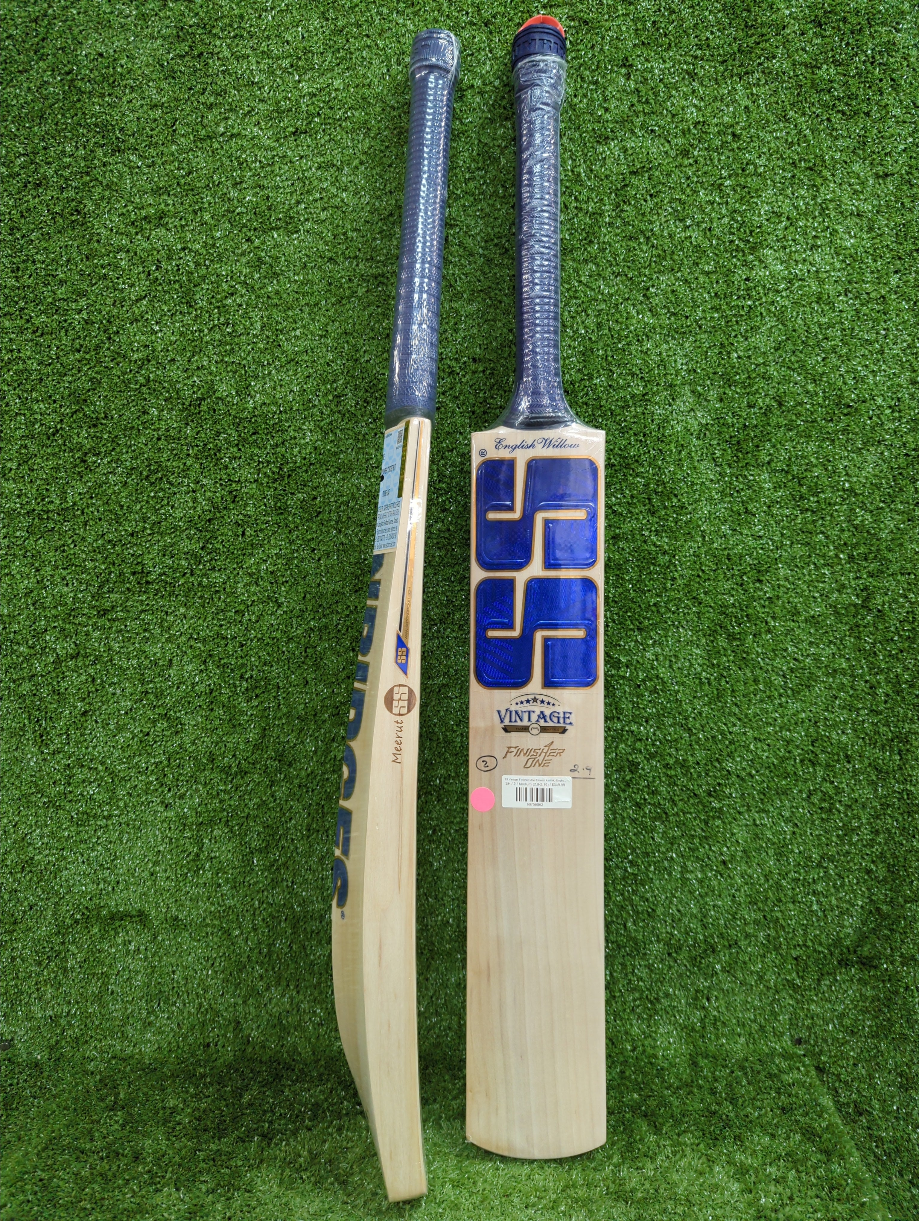 SS Vintage Finisher One (Dinesh Karthik) English Willow Cricket Bat Dark Blue