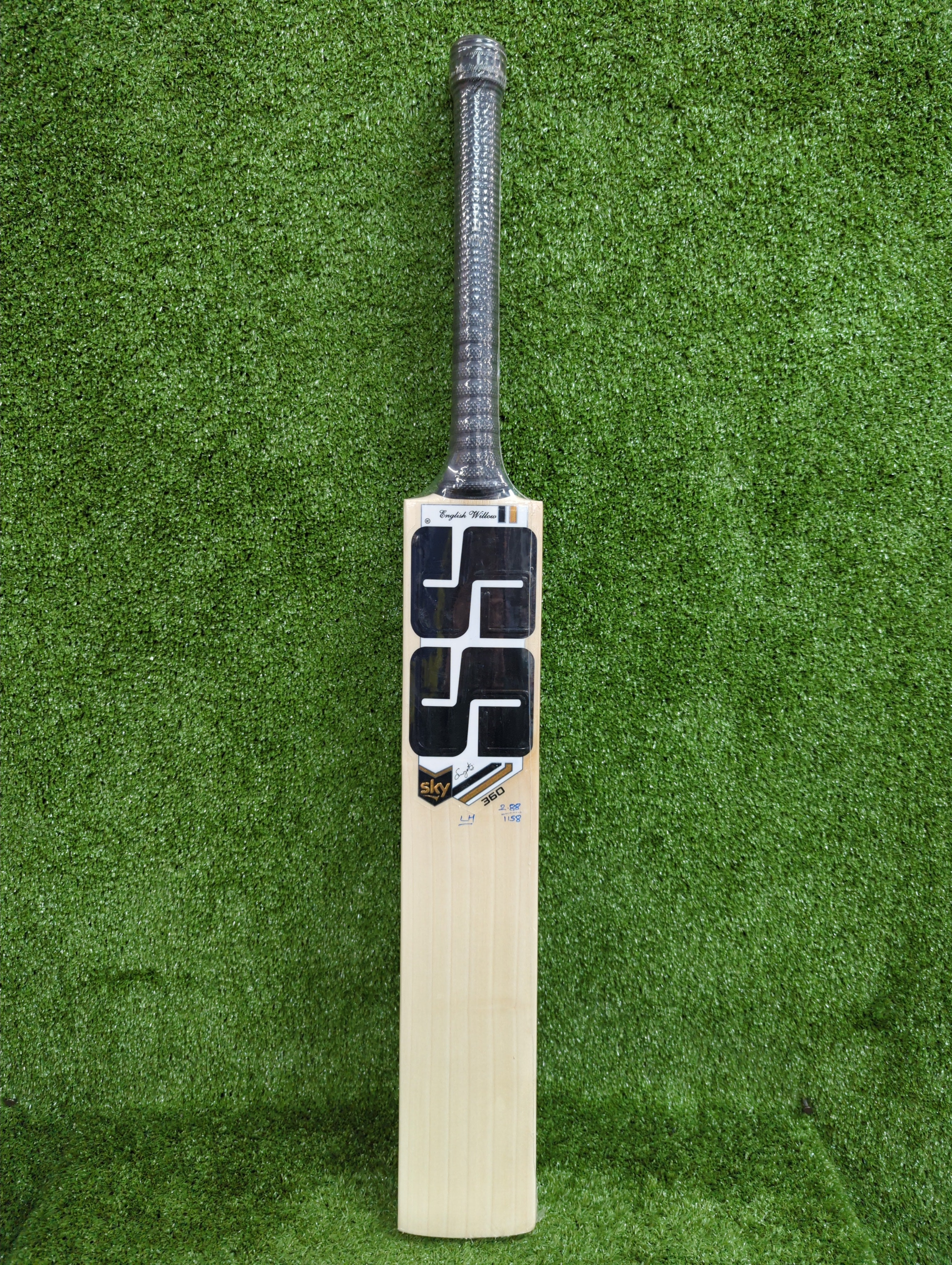 SS Sky 360 English Willow Cricket Bat - Long Handle