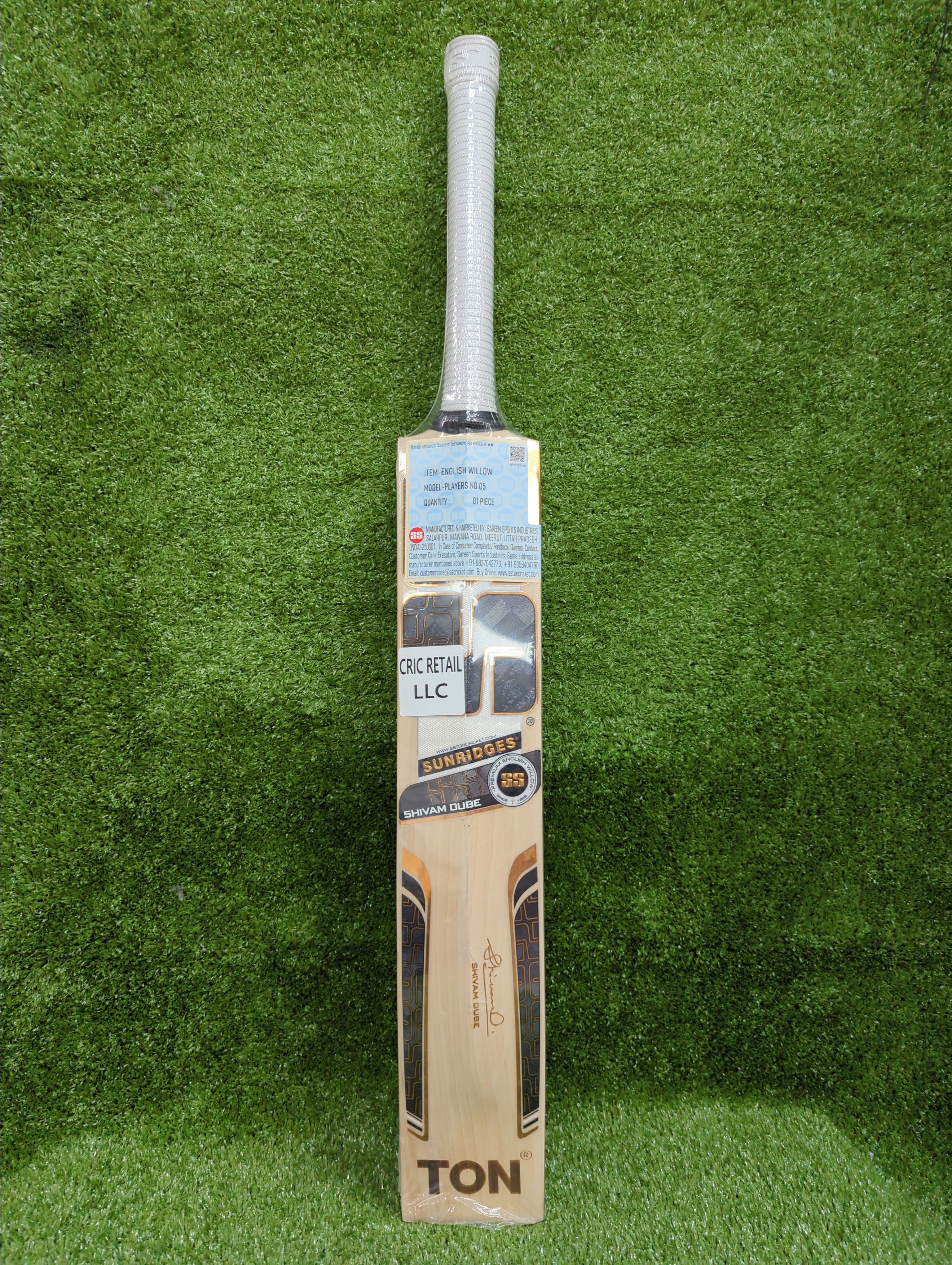 SS Shivam Dube Players Edition Junior / Youth English Willow Cricket Bat SS