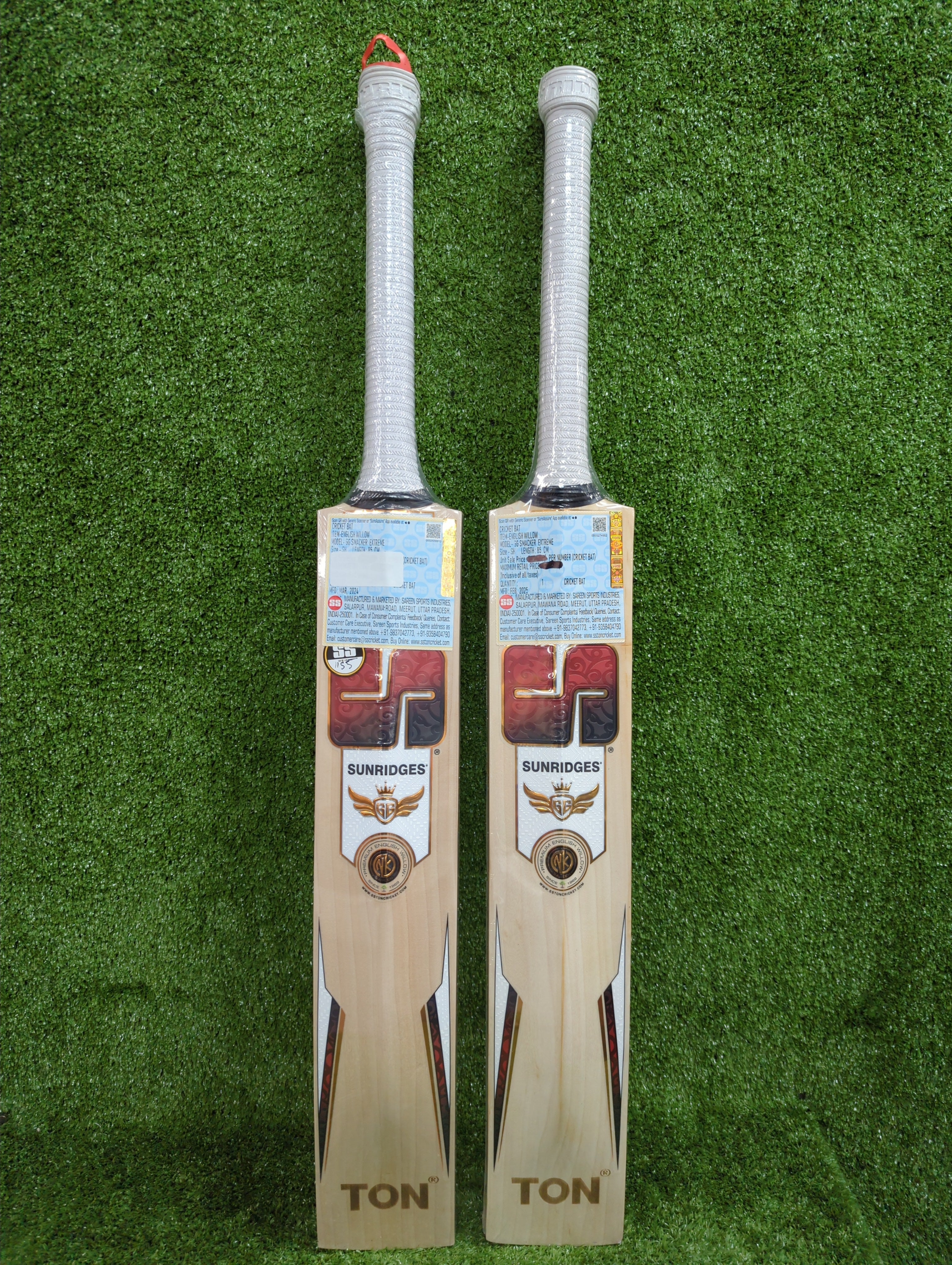 SS GG Smacker Extreme English Willow Cricket Bat