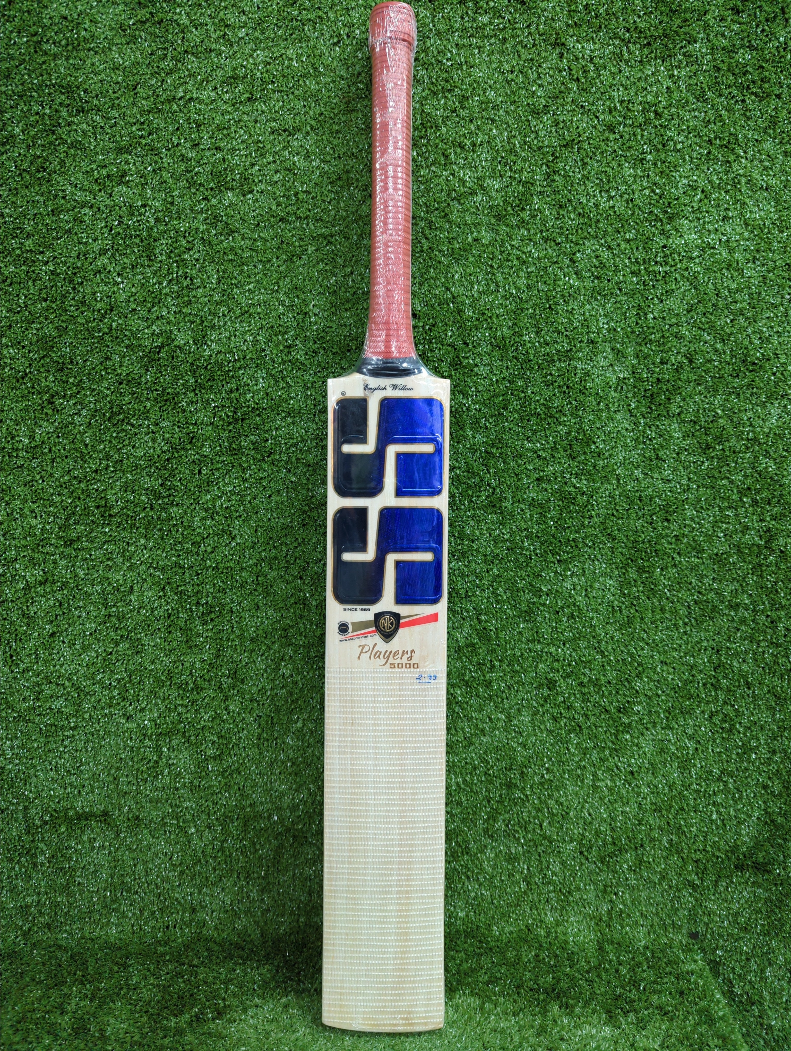 SS Players 5000 English Willow Cricket Bat (Quinton De Kock) Big Edge