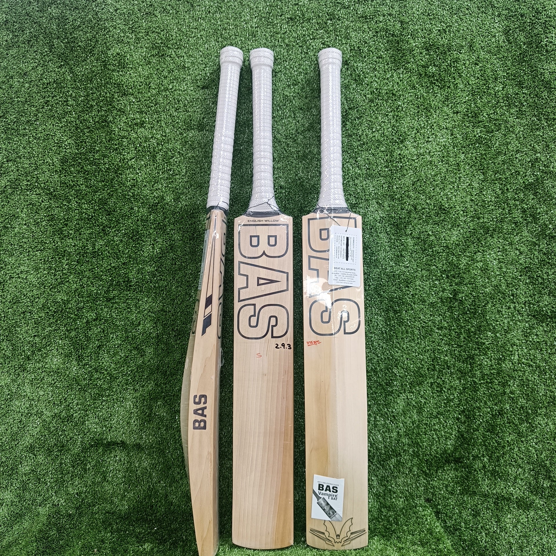 BAS Retro Plus English Willow Cricket Bat