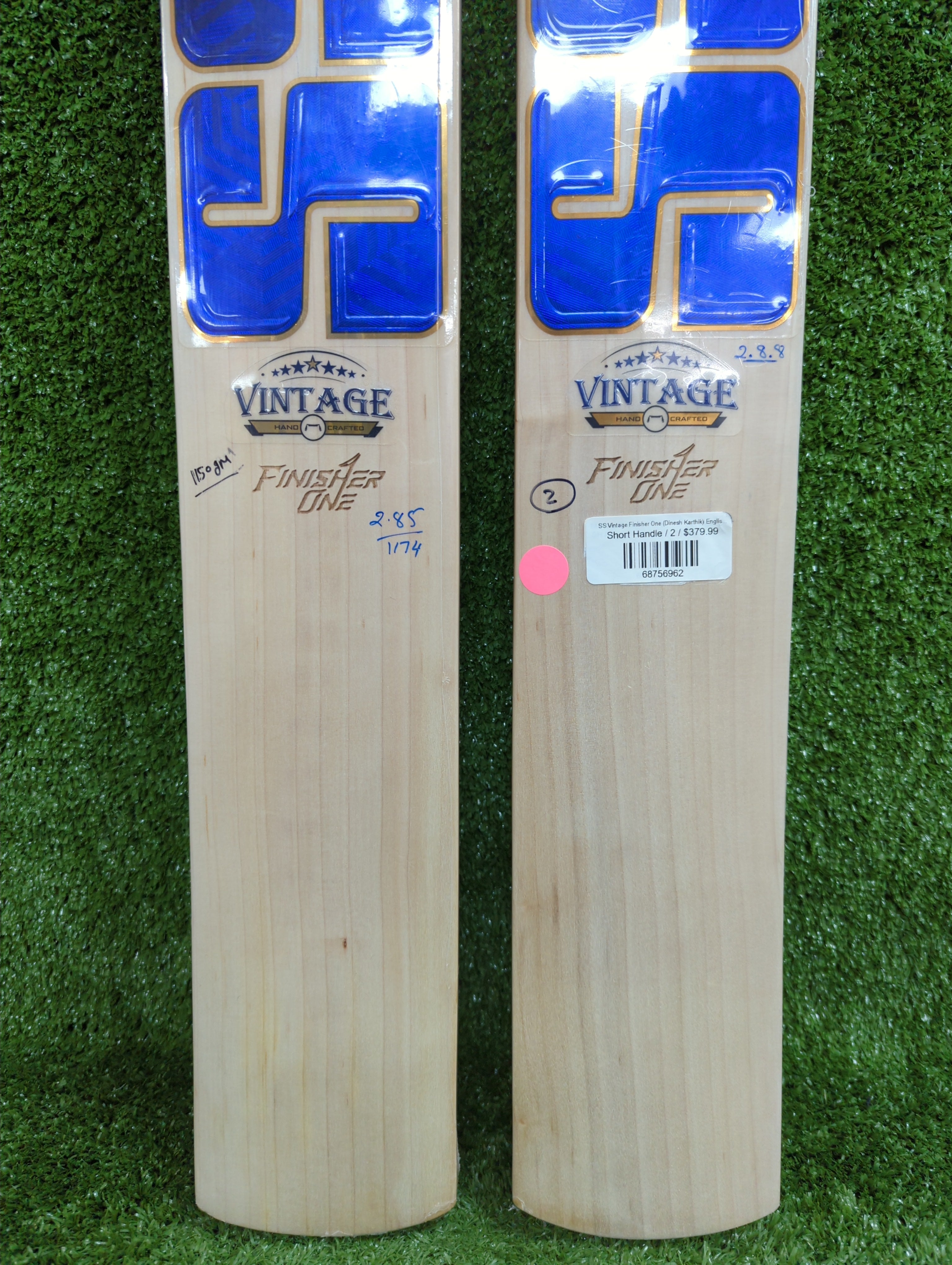 SS Vintage Finisher One (Dinesh Karthik) English Willow Cricket Bat Dark Blue