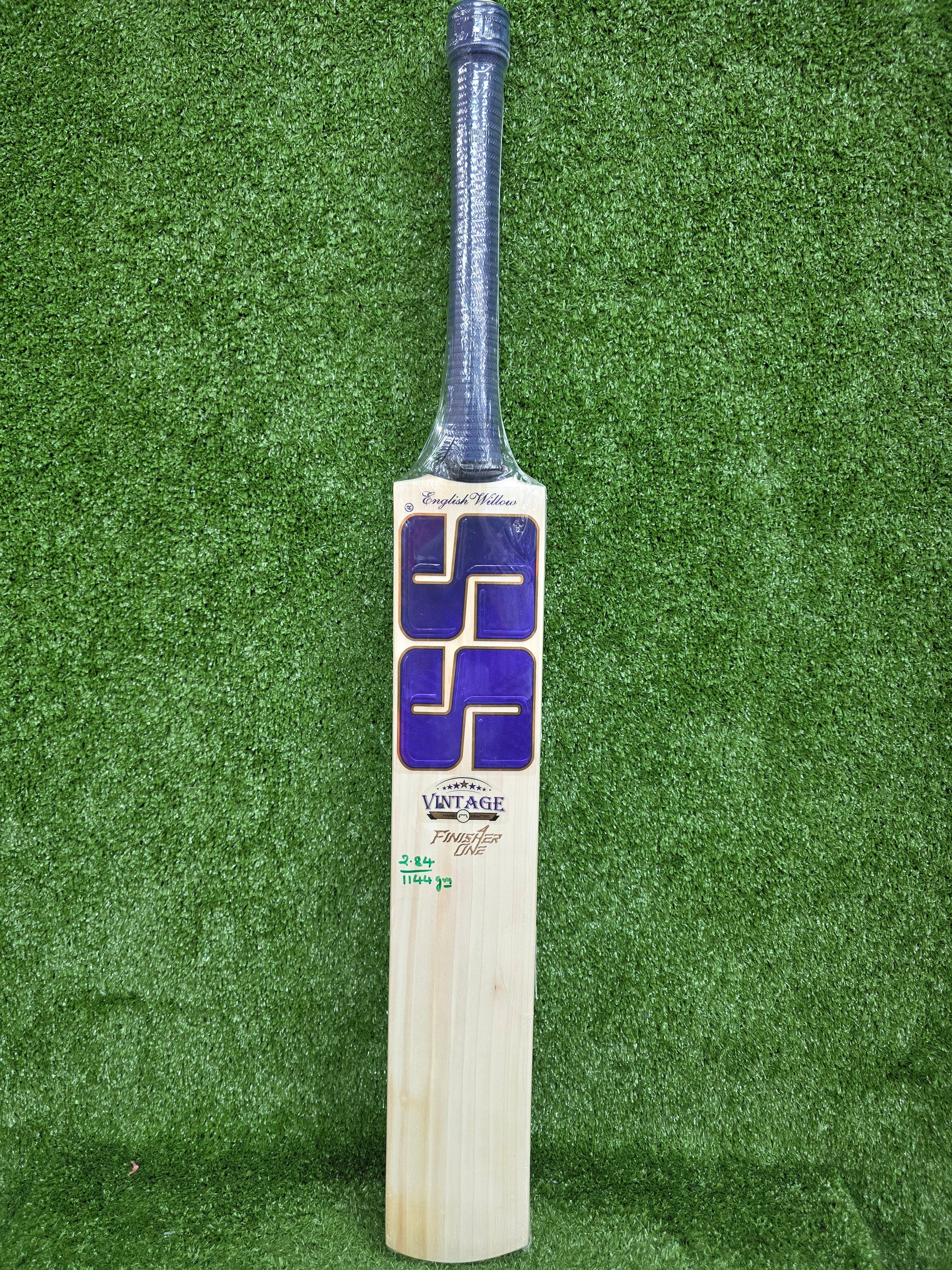 SS Vintage Finisher One (Dinesh Karthik) English Willow Cricket Bat Dark Blue SS