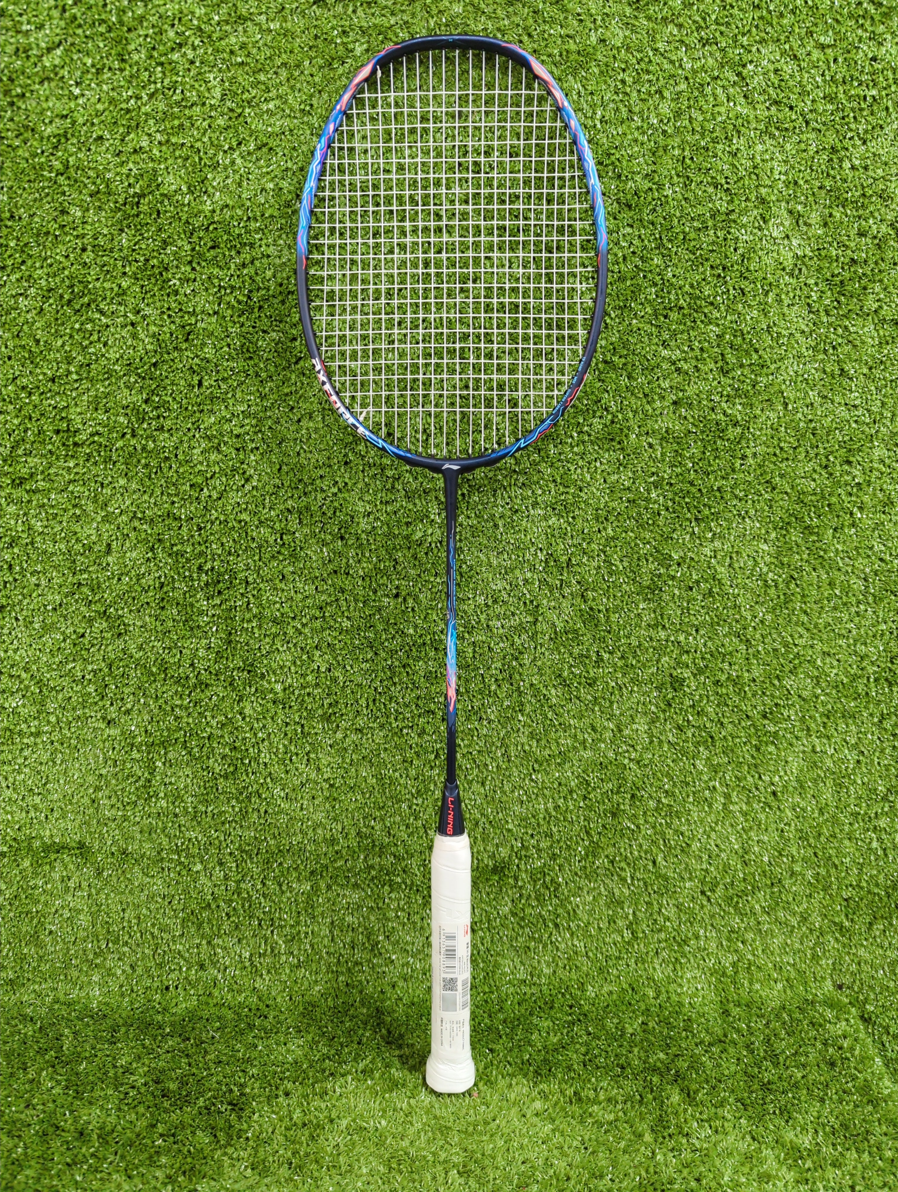 Li-Ning Axforce 90 Dragon Max Navy Blue Badminton Racket Prestrung - Made in China