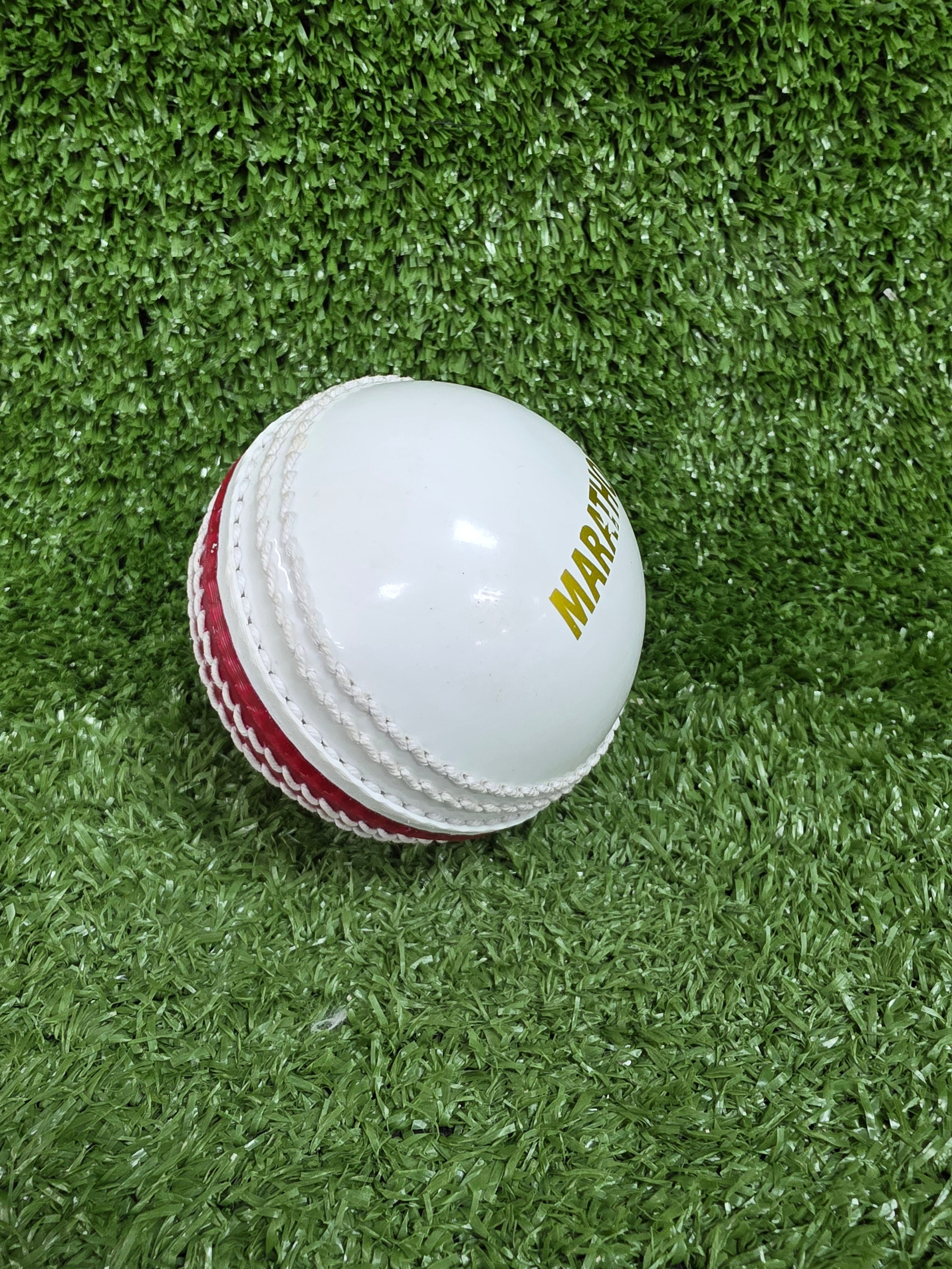 DSC Marathon Incredi Cricket Training Ball - Red & White Soft Poly Practice Ball