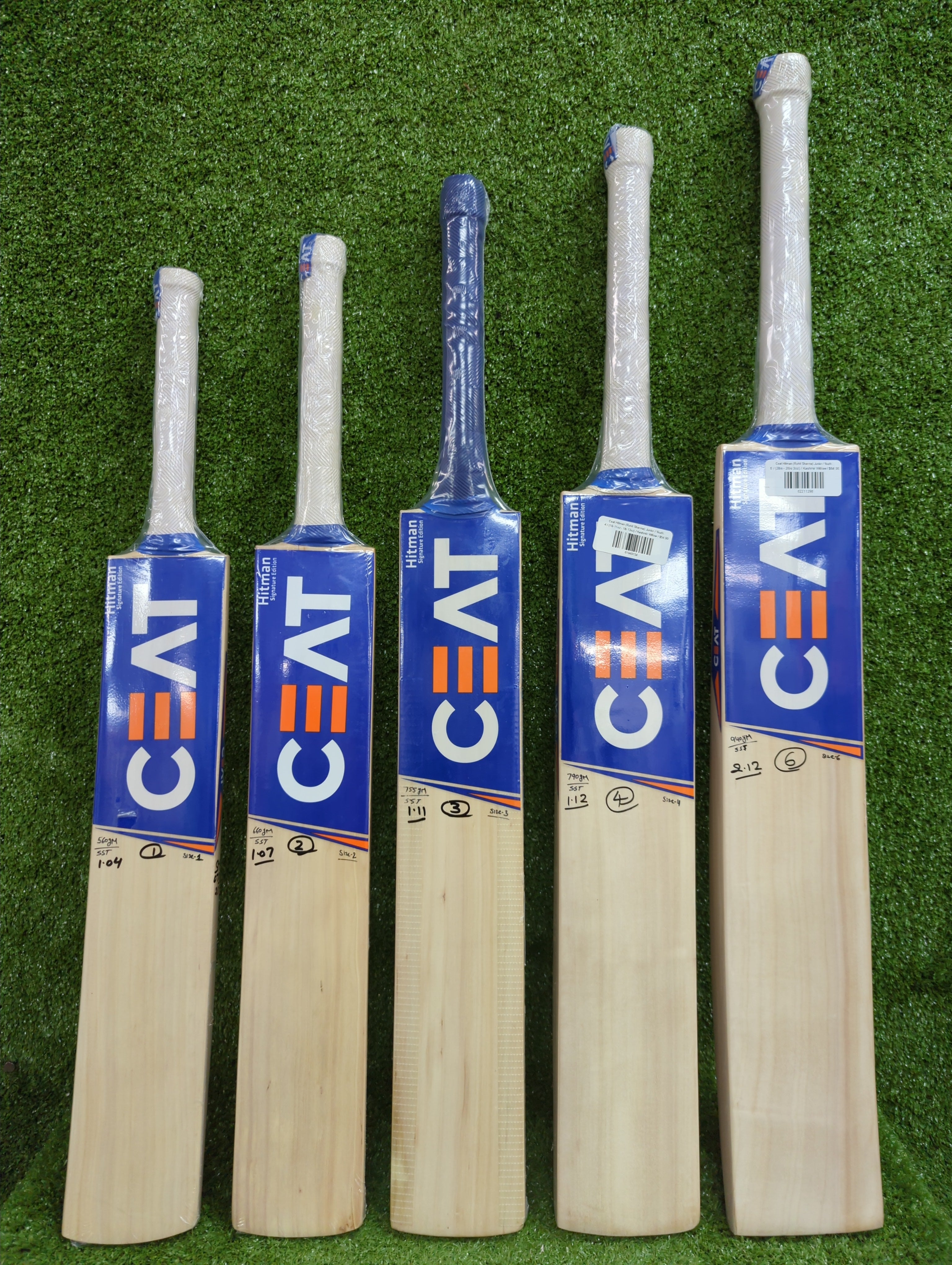 Ceat Hitman (Rohit Sharma) Junior / Youth  Kashmir Willow Cricket Bat