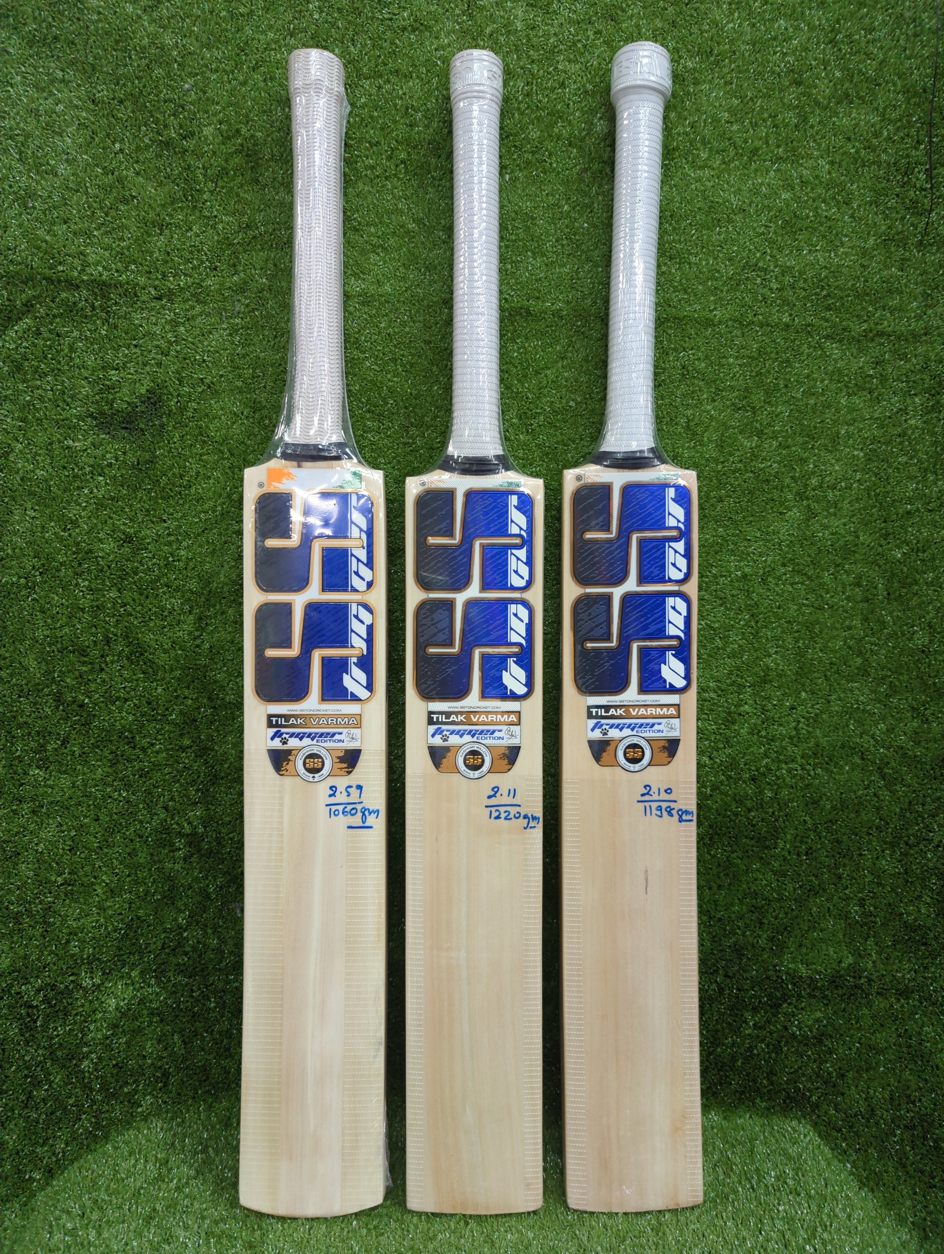 SS Tilak Varma Trigger Edition Kashmir Willow Cricket Bat SS