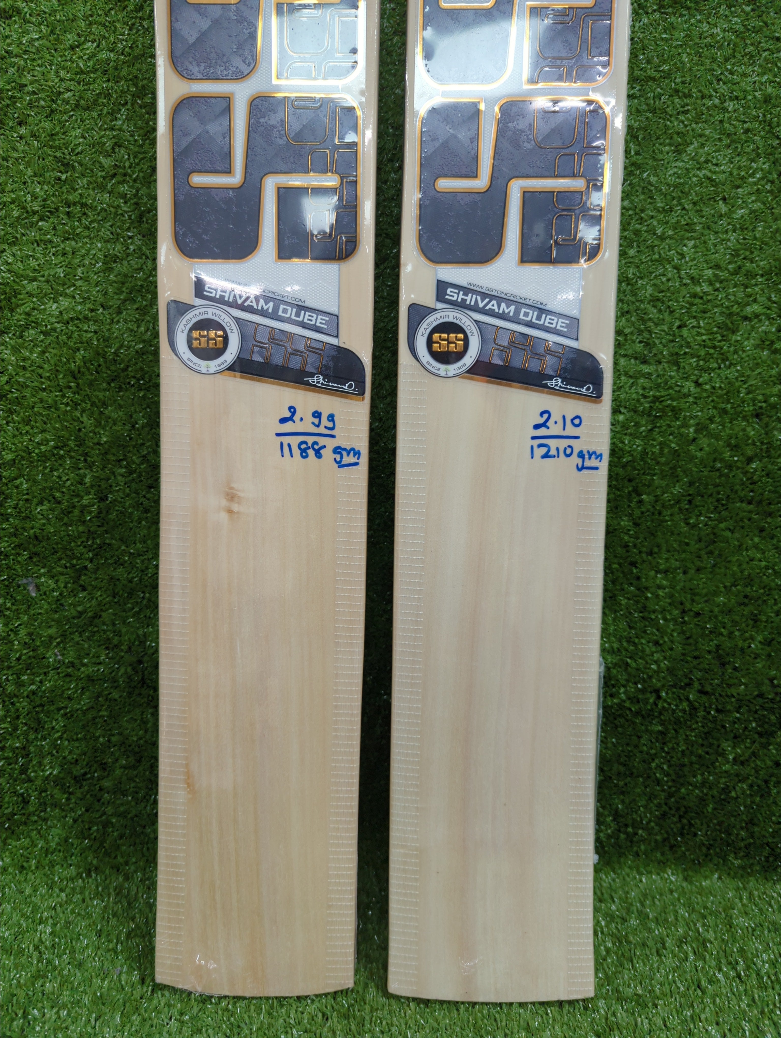 SS Shivam Dube Player Profile Kashmir Willow Cricket Bat (Short Handle) SS