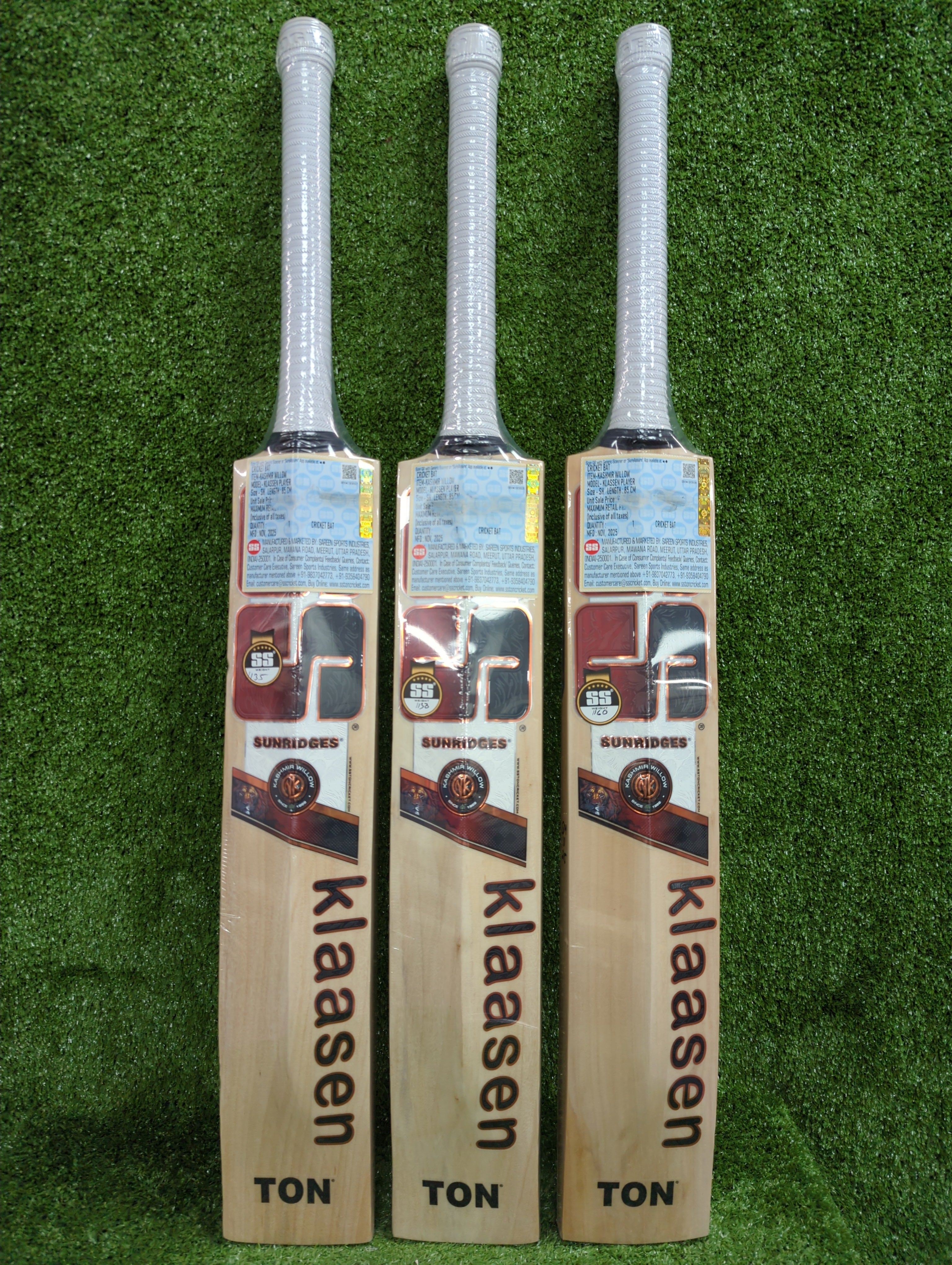 SS Klaasen Players Kashmir Willow Cricket Bat