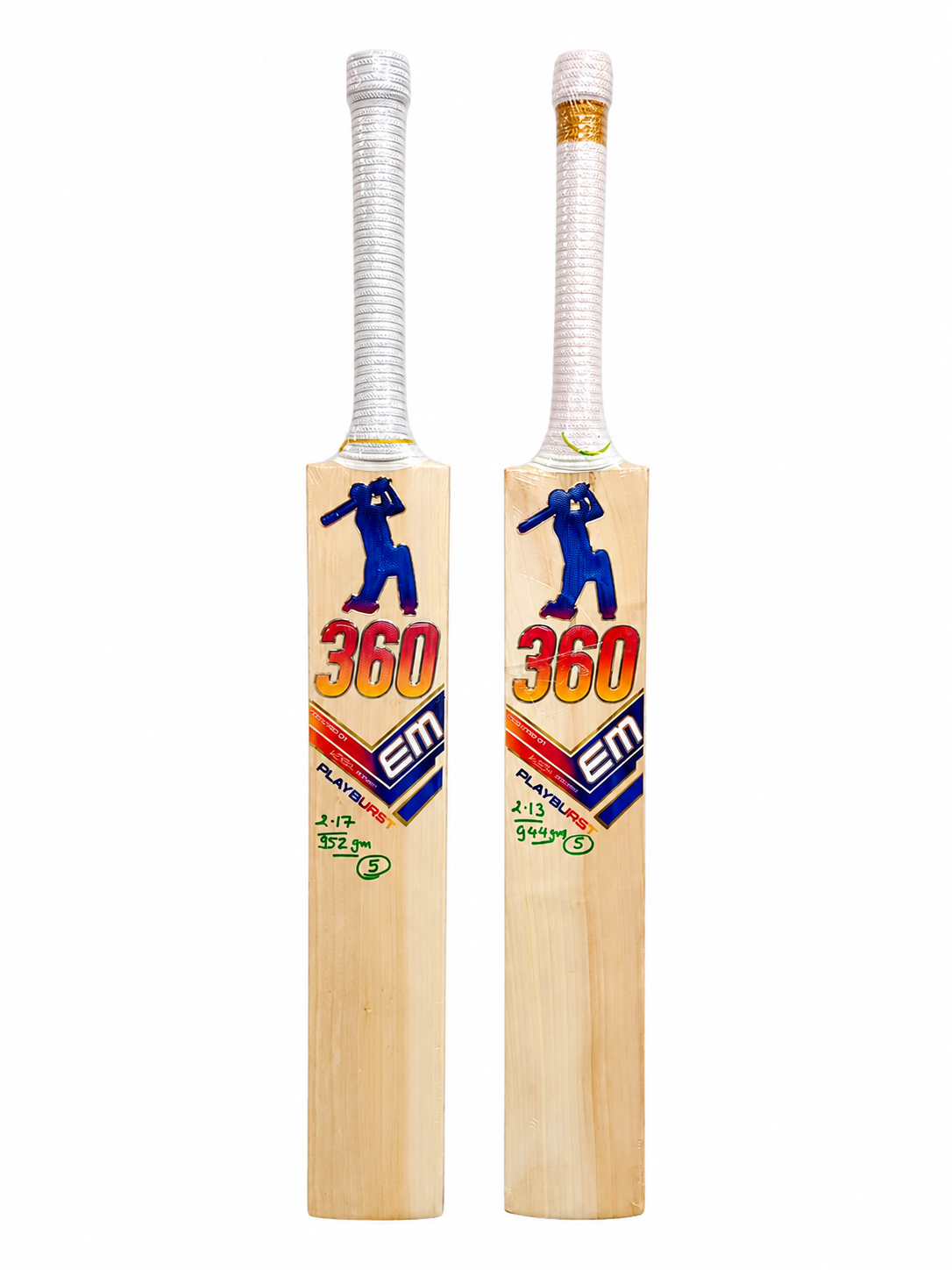 EM 360 Play Burst AB de Villiers Junior / Youth English Willow Cricket Bat EM
