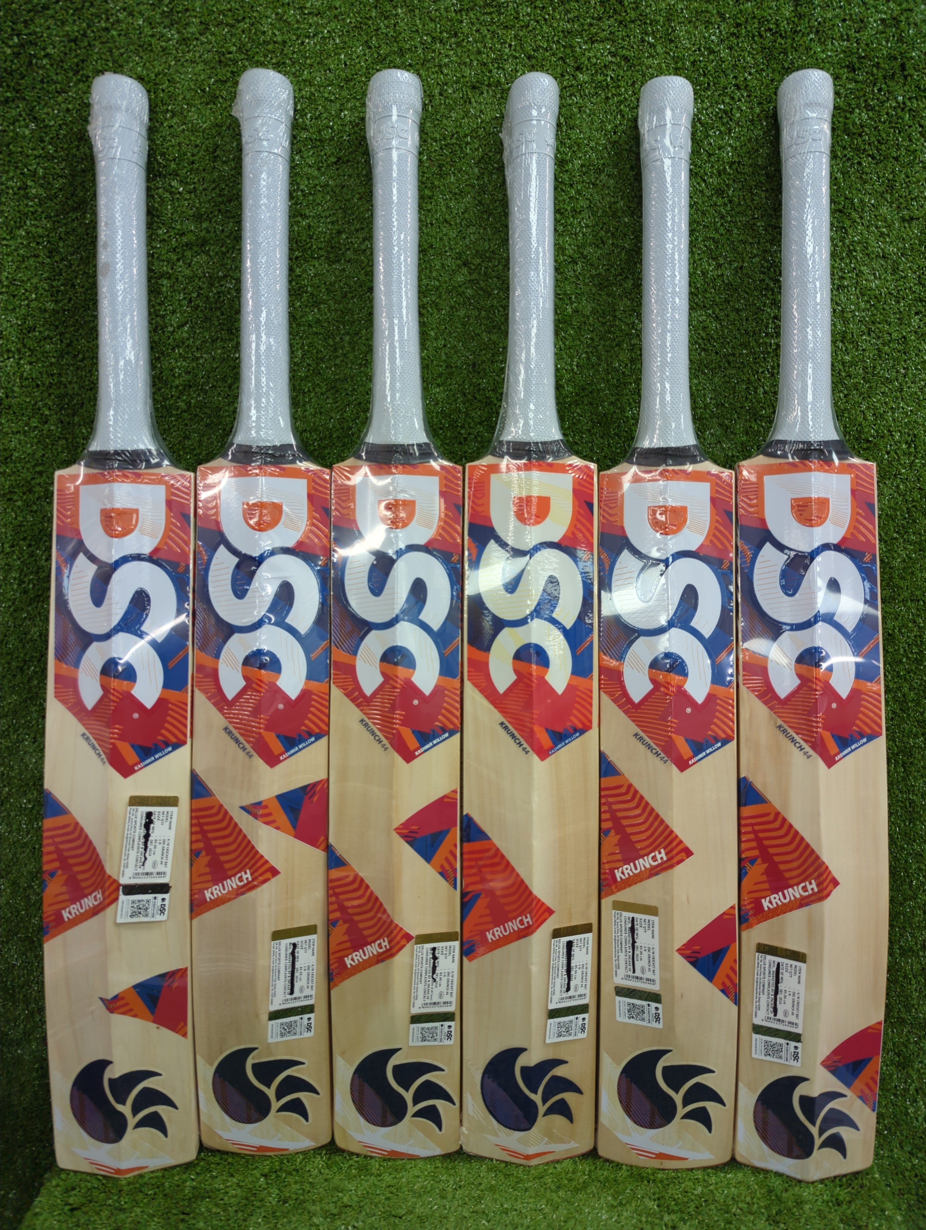 DSC Krunch 44 Kashmir Willow Cricket Bat by DSC - back view - TopCricketStore
