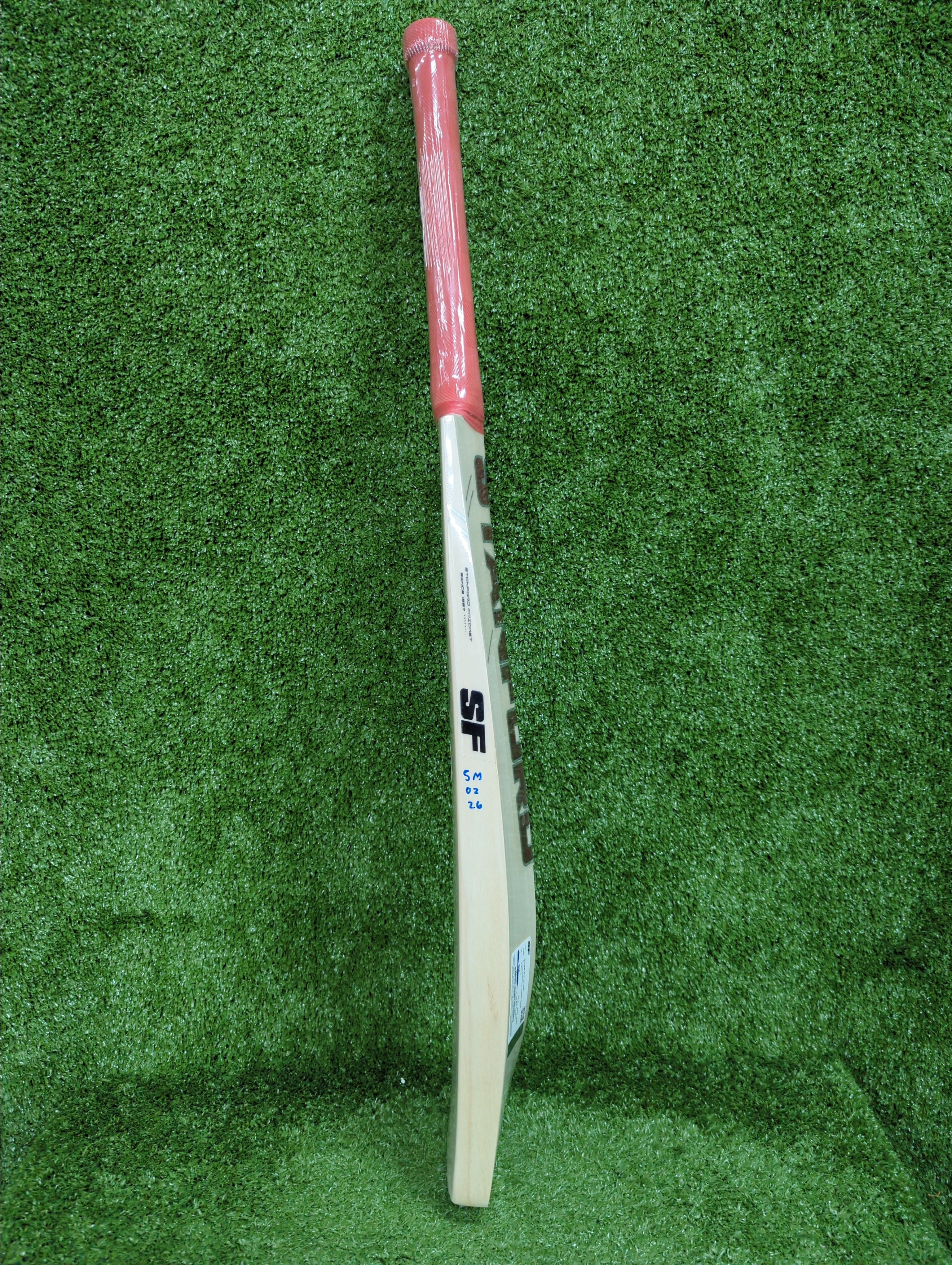 SF Camo Premium 15000 Junior / Youth English Willow Cricket Bat by SF - back view - TopCricketStore