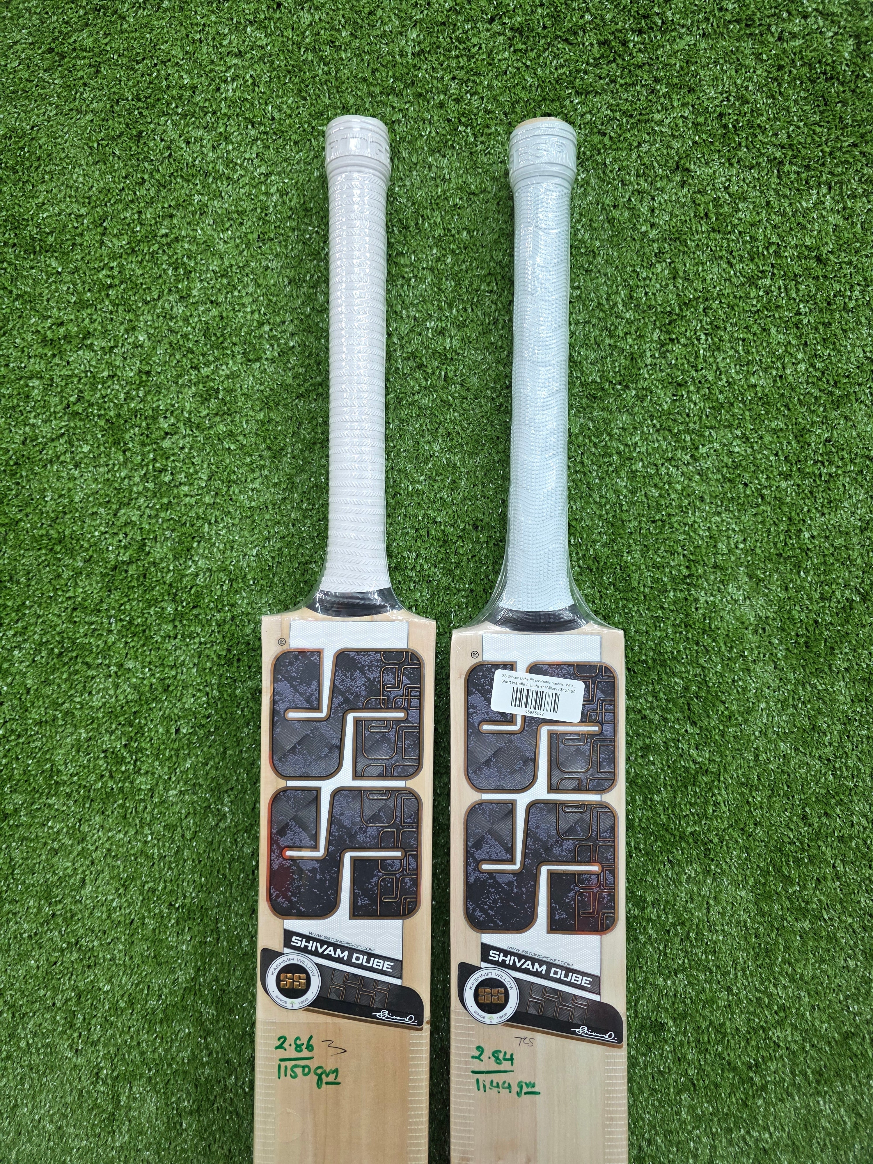 SS Shivam Dube Player Profile Kashmir Willow Cricket Bat (Short Handle) SS
