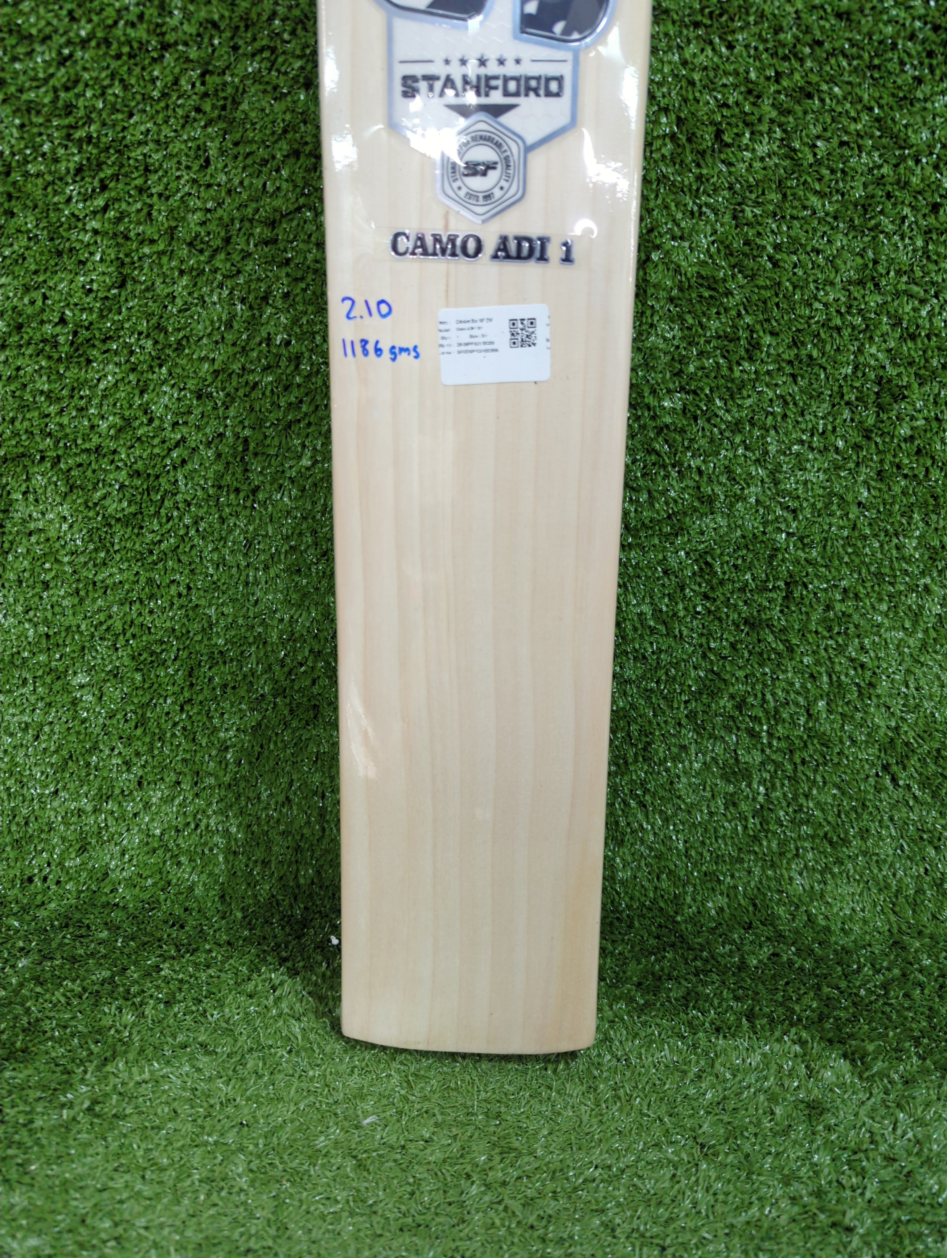 SF Camo ADI 1 English Willow Bat - side view - TopCricketStore