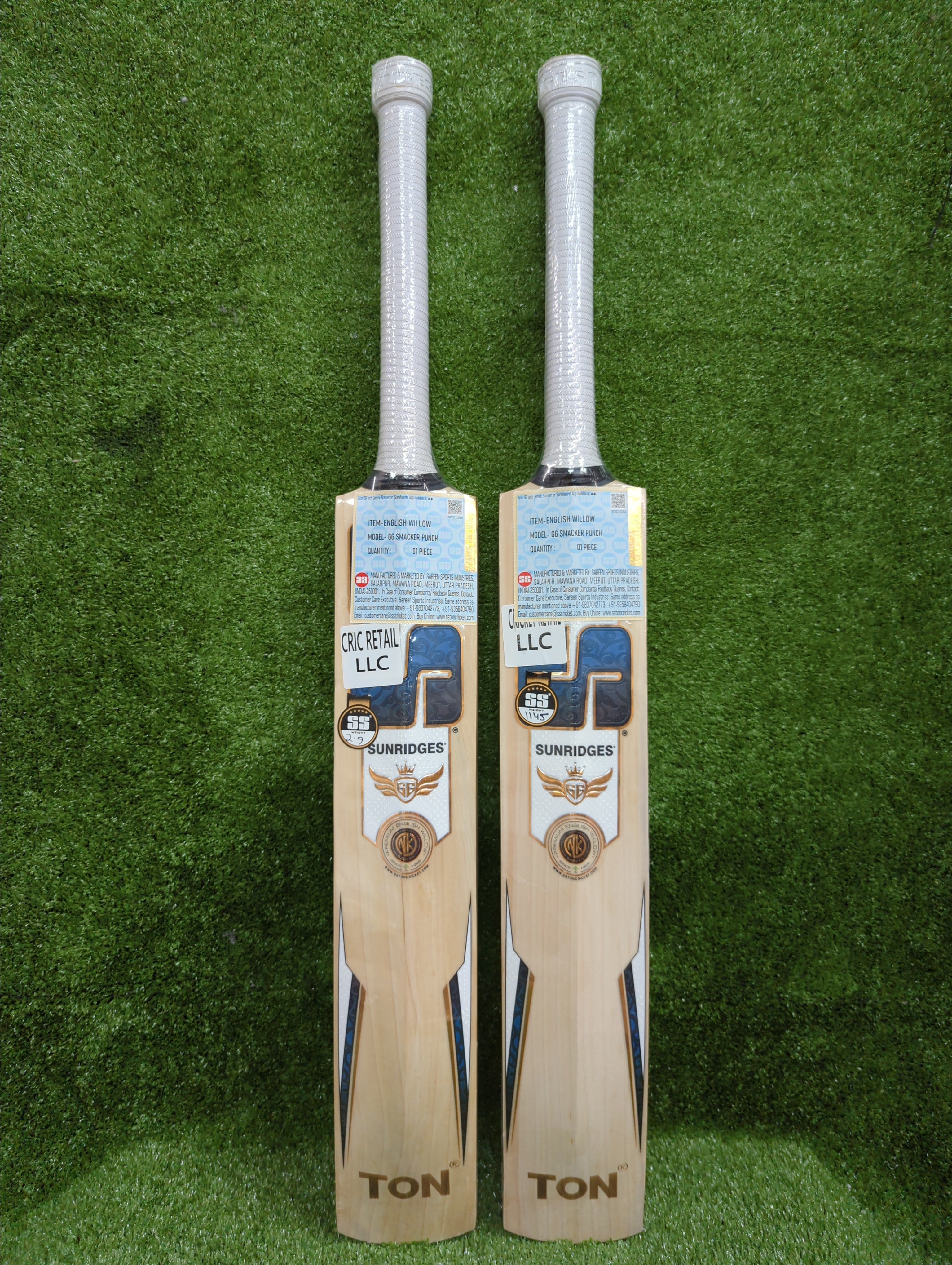 SS GG Smacker Punch English Willow Cricket Bat SS
