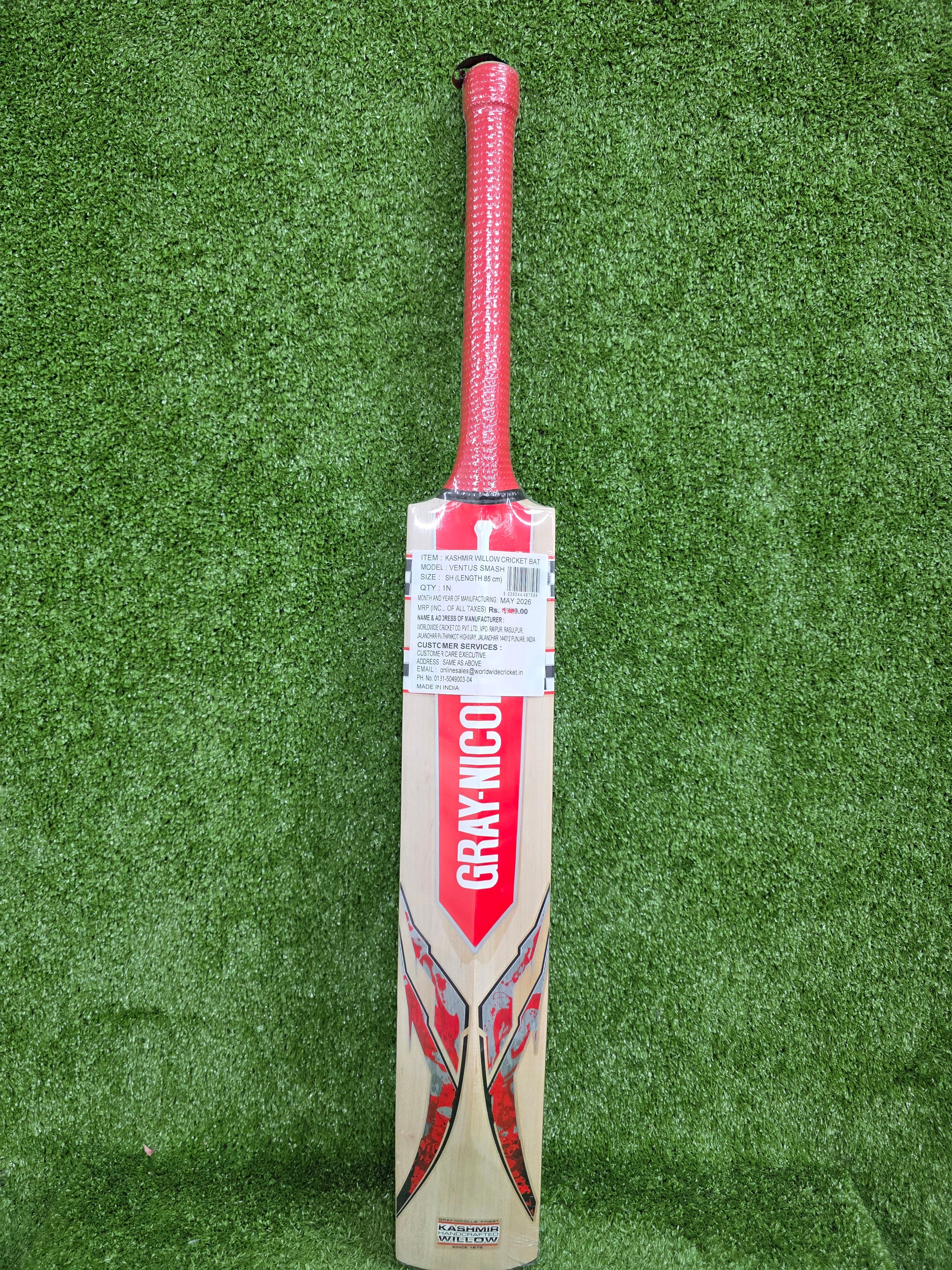 Gray-Nicolls Ventus Gen 1.0 Smash Kashmir Willow Cricket Bat GN
