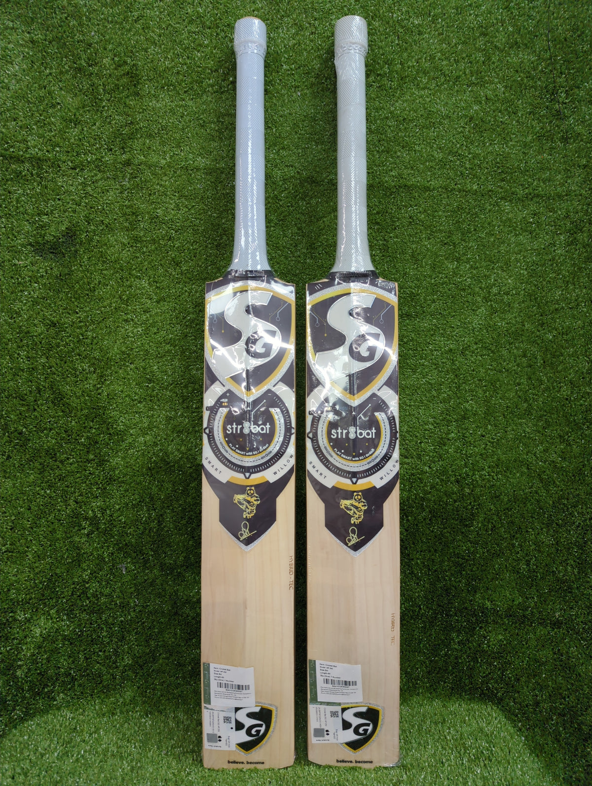 SG HP 250 English Willow Cricket Bat with STR8Bat Sensor SG
