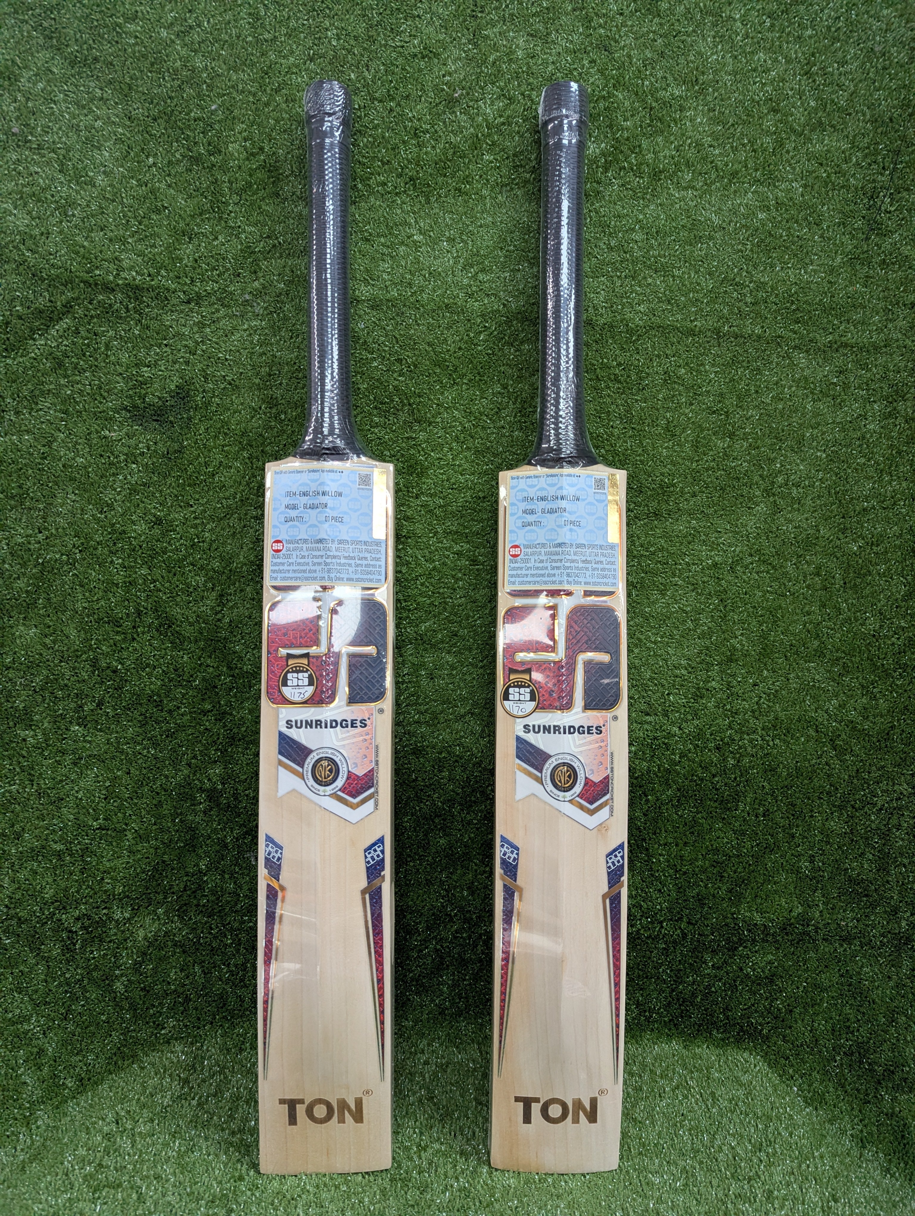 SS Gladiator English Willow Cricket Bat SS