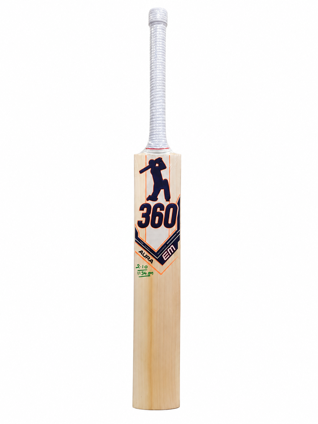 EM 360 Aura AB de Villiers English Willow Cricket Bat EM