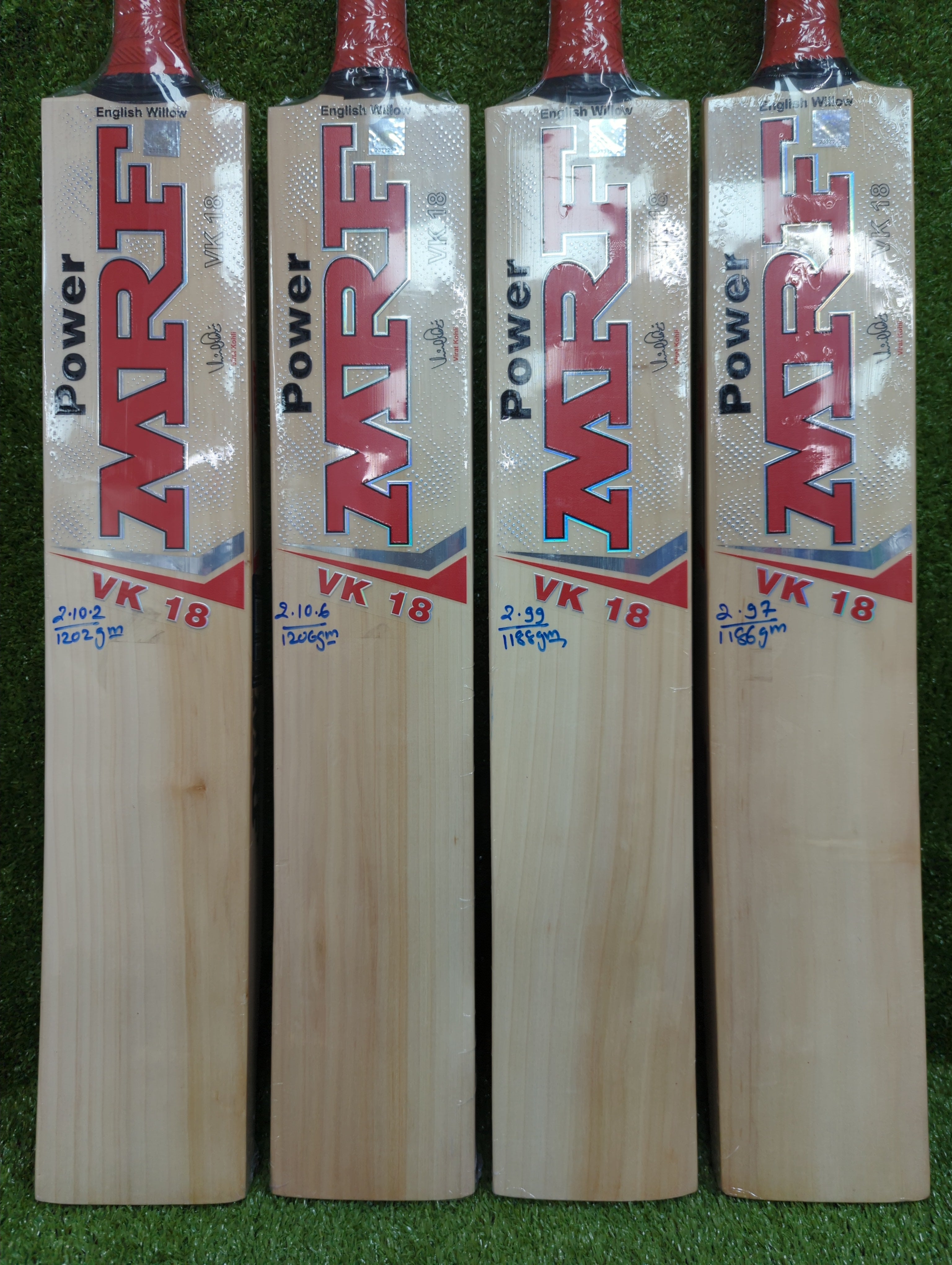 MRF Power VK 18 English Willow Cricket Bat (Red) MRF
