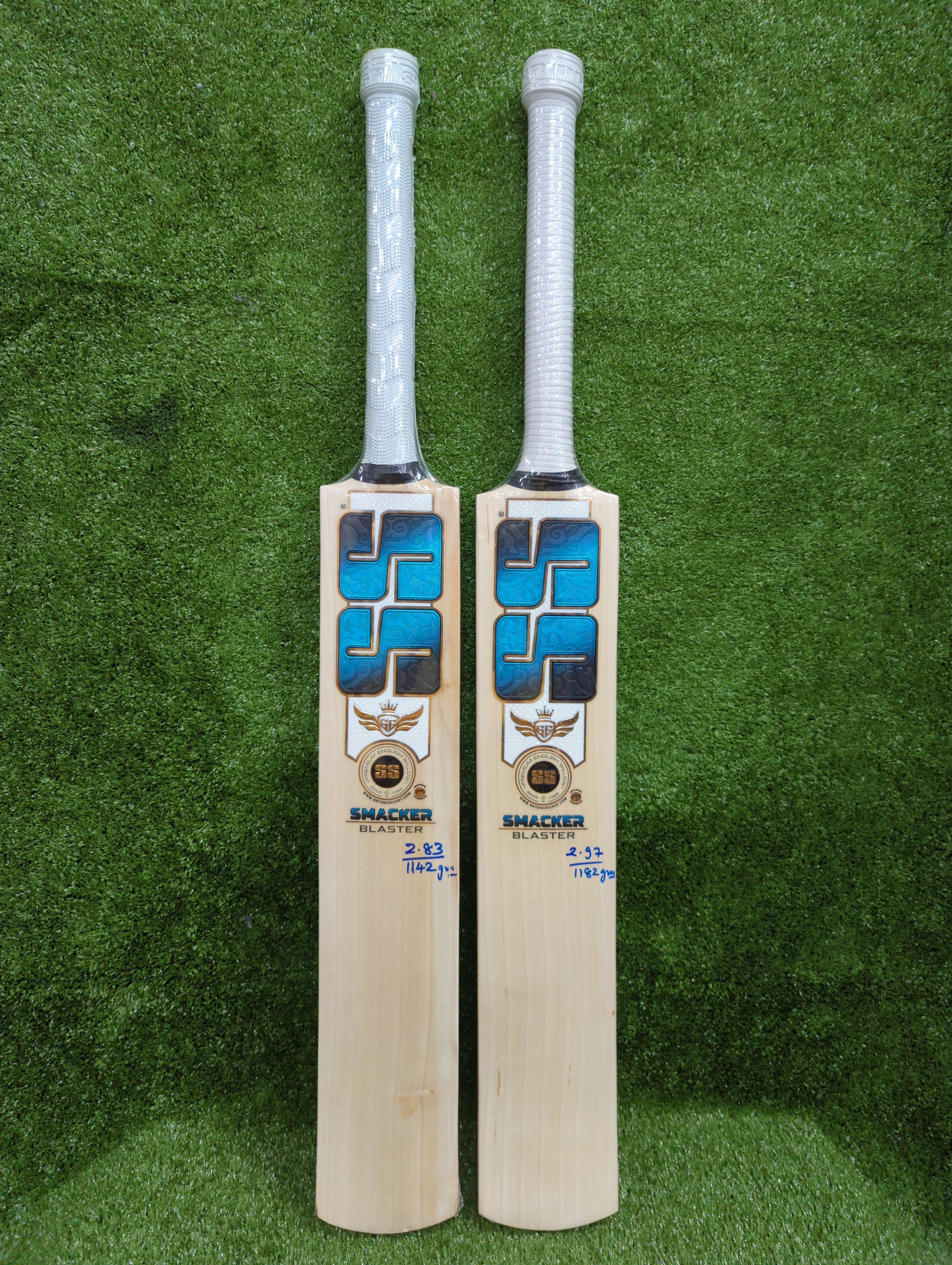 SS GG Smacker Blaster English Willow Cricket Bat Short Handle SS