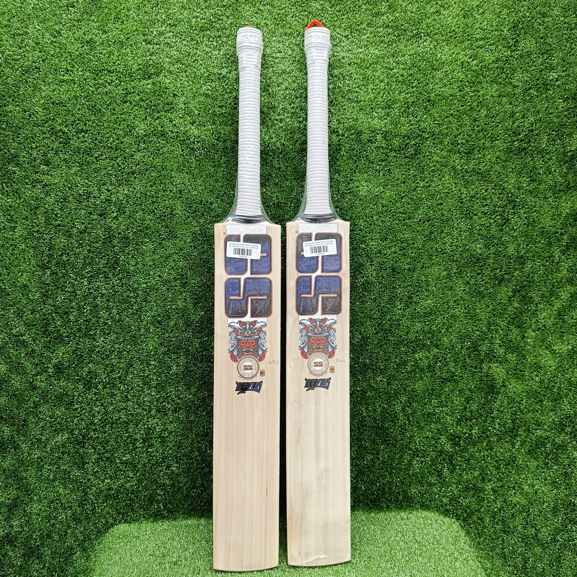 SS Devils Blue English Willow Cricket Bat