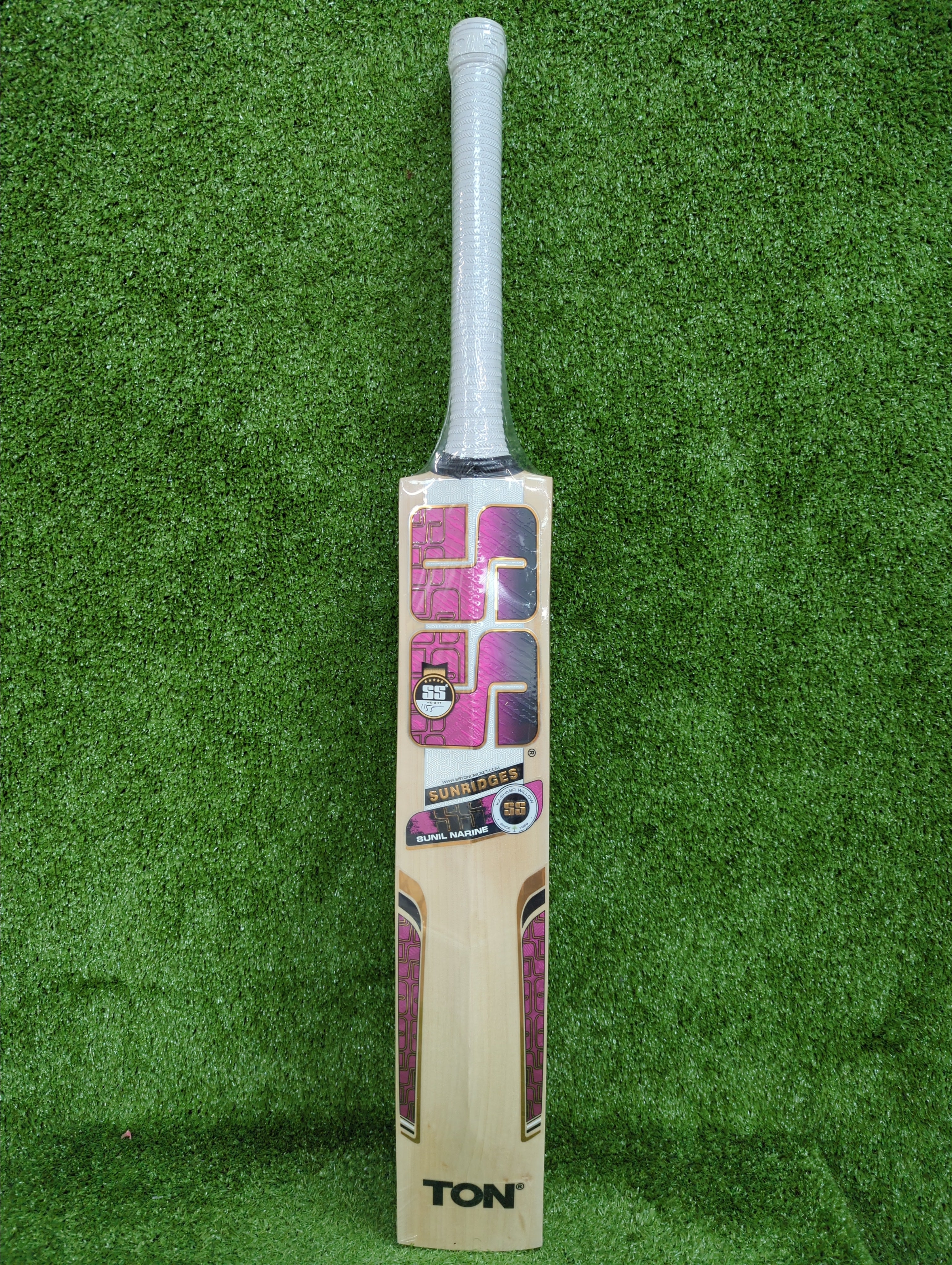 SS Sunil Narine Players Kashmir Willow Cricket Bat SS