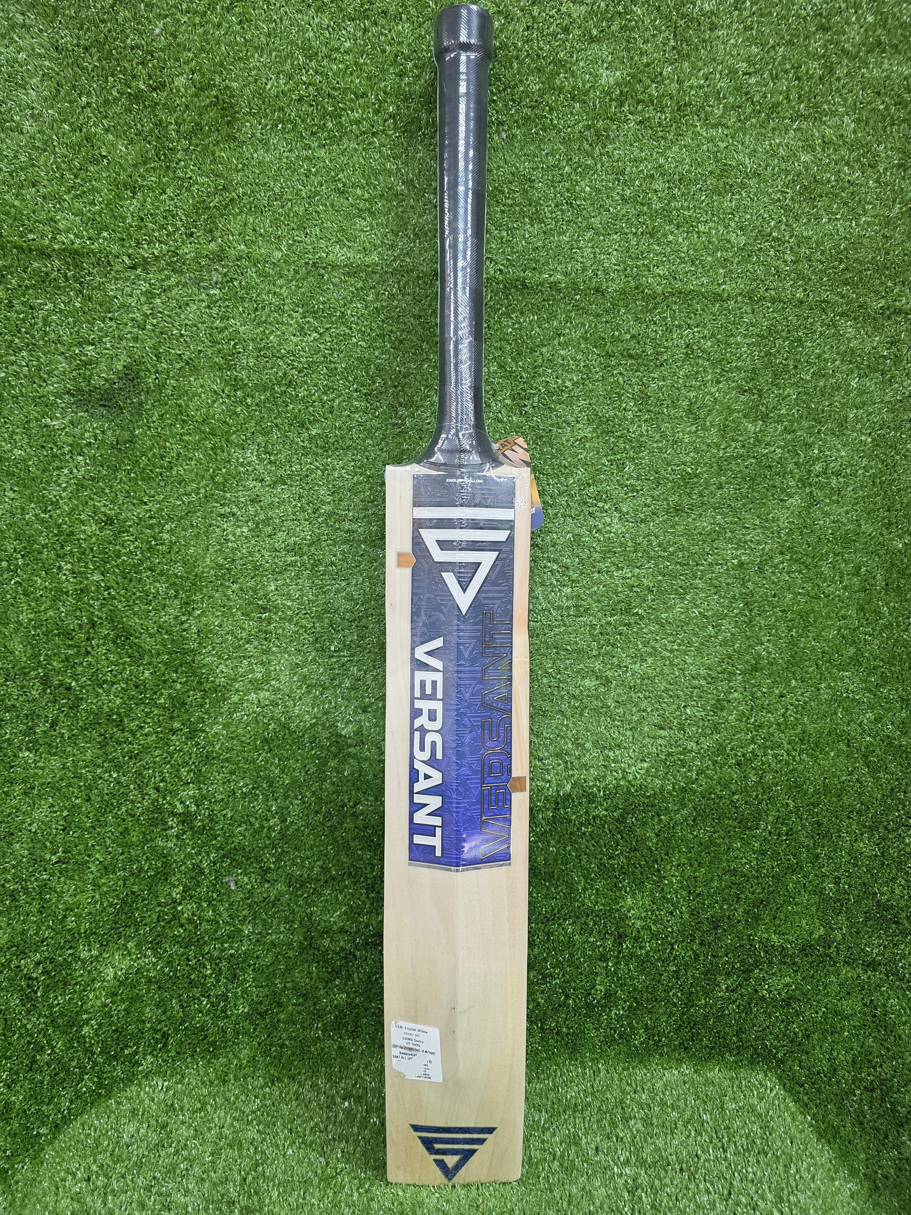 Versant Grind English Willow Cricket Bat - Short Handle Versant