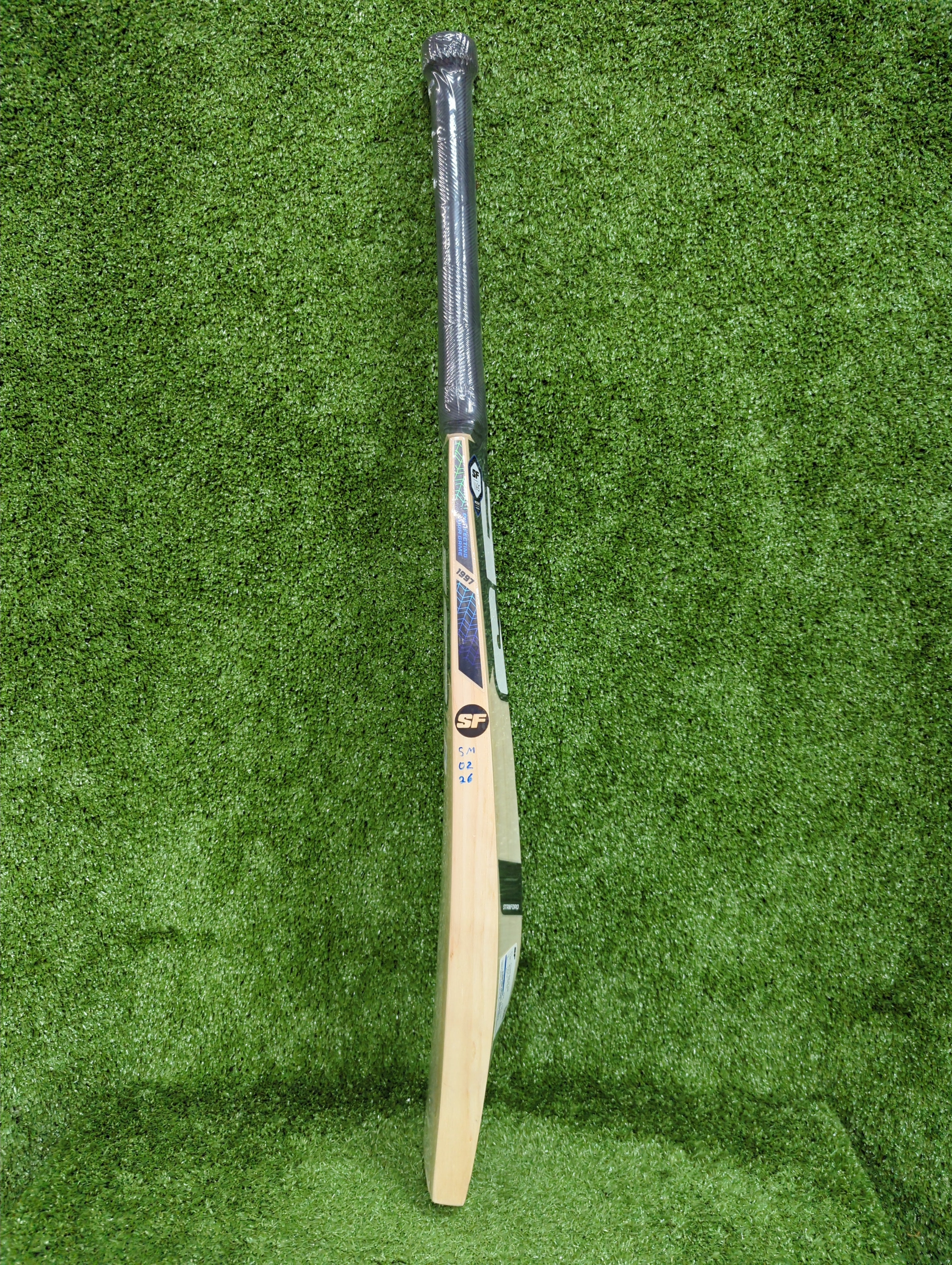 SF Stellar 5000 English Willow Cricket Bat - back view - TopCricketStore
