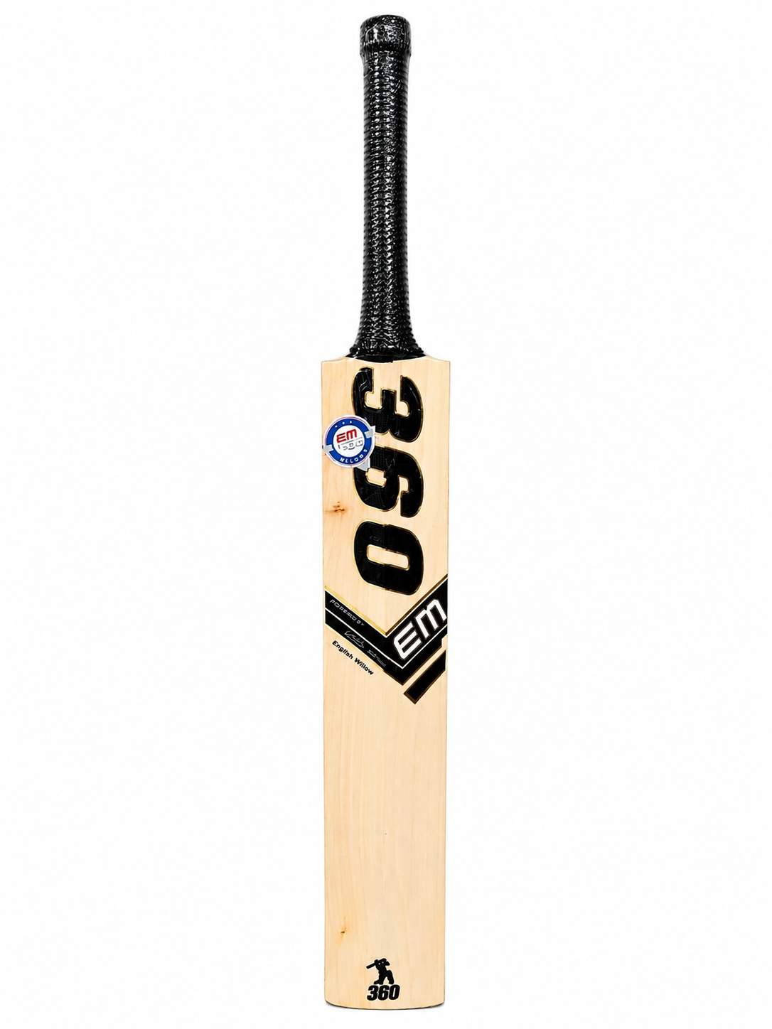 EM 360 No. 17 AB de Villiers Junior Youth English Willow Cricket Bat EM