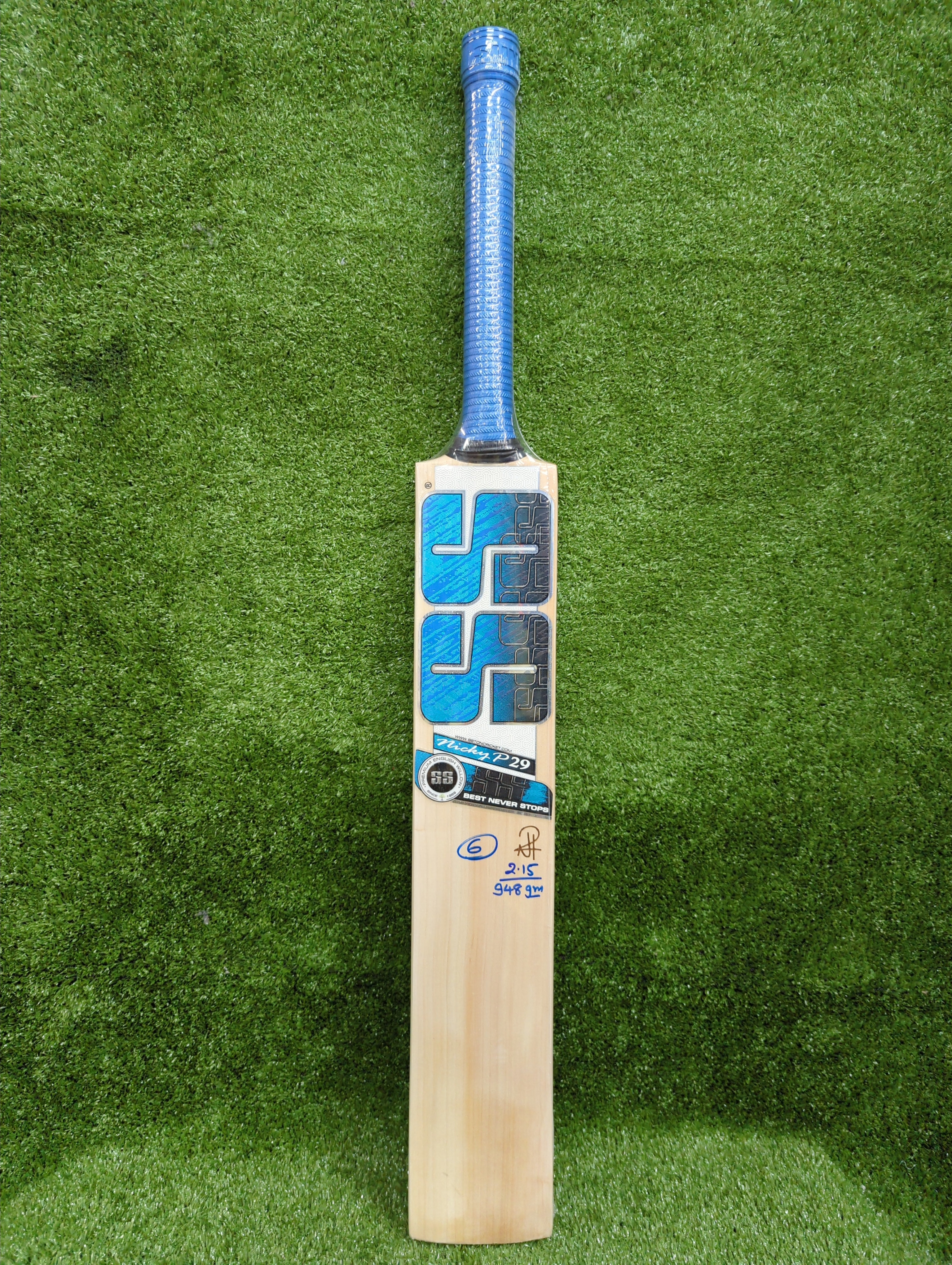 SS Nicholas Pooran Players Edition Junior / Youth English Willow Cricket Bat SS