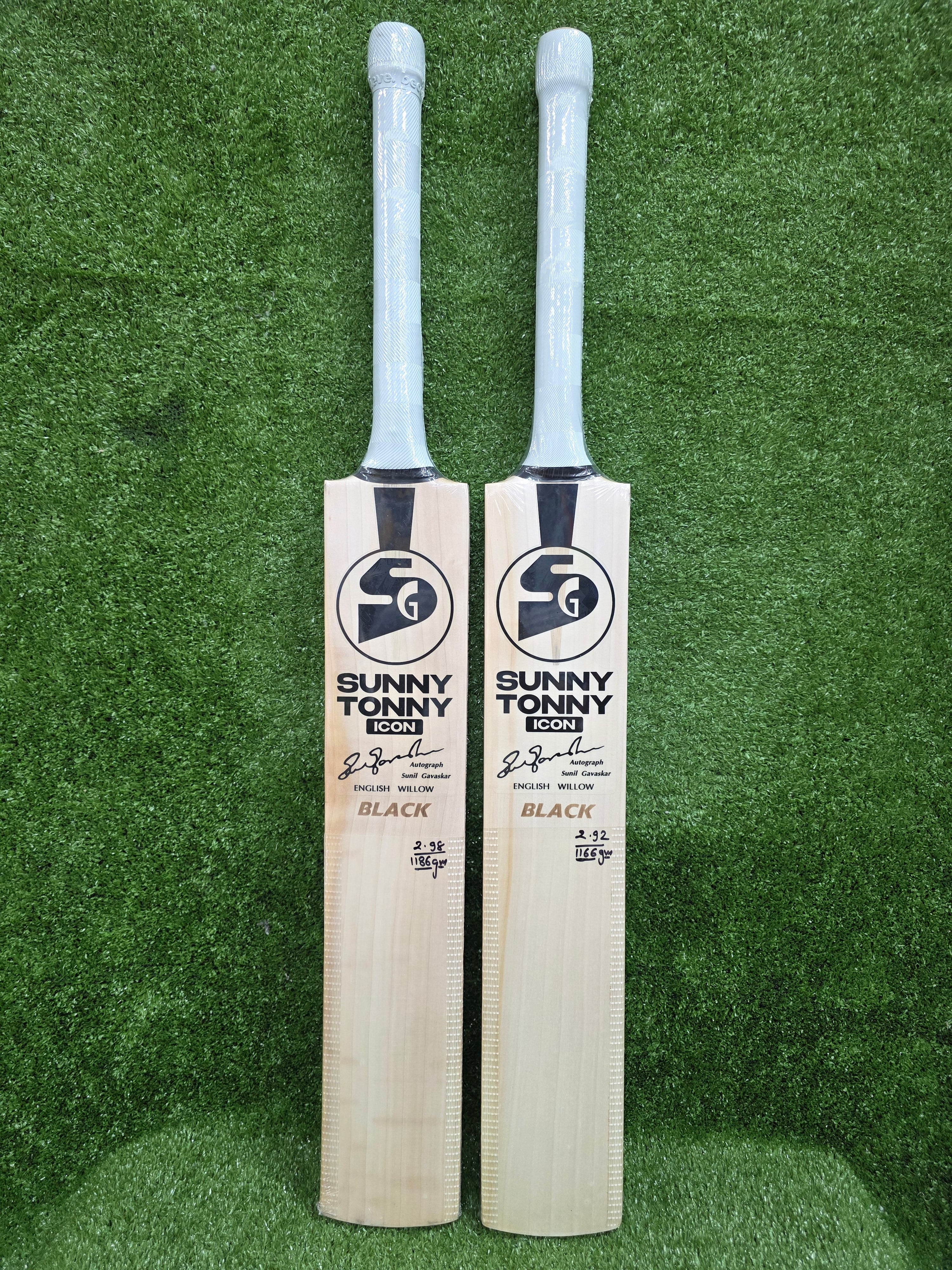 SG Sunny Tonny Icon Black English Willow Cricket Bat SG