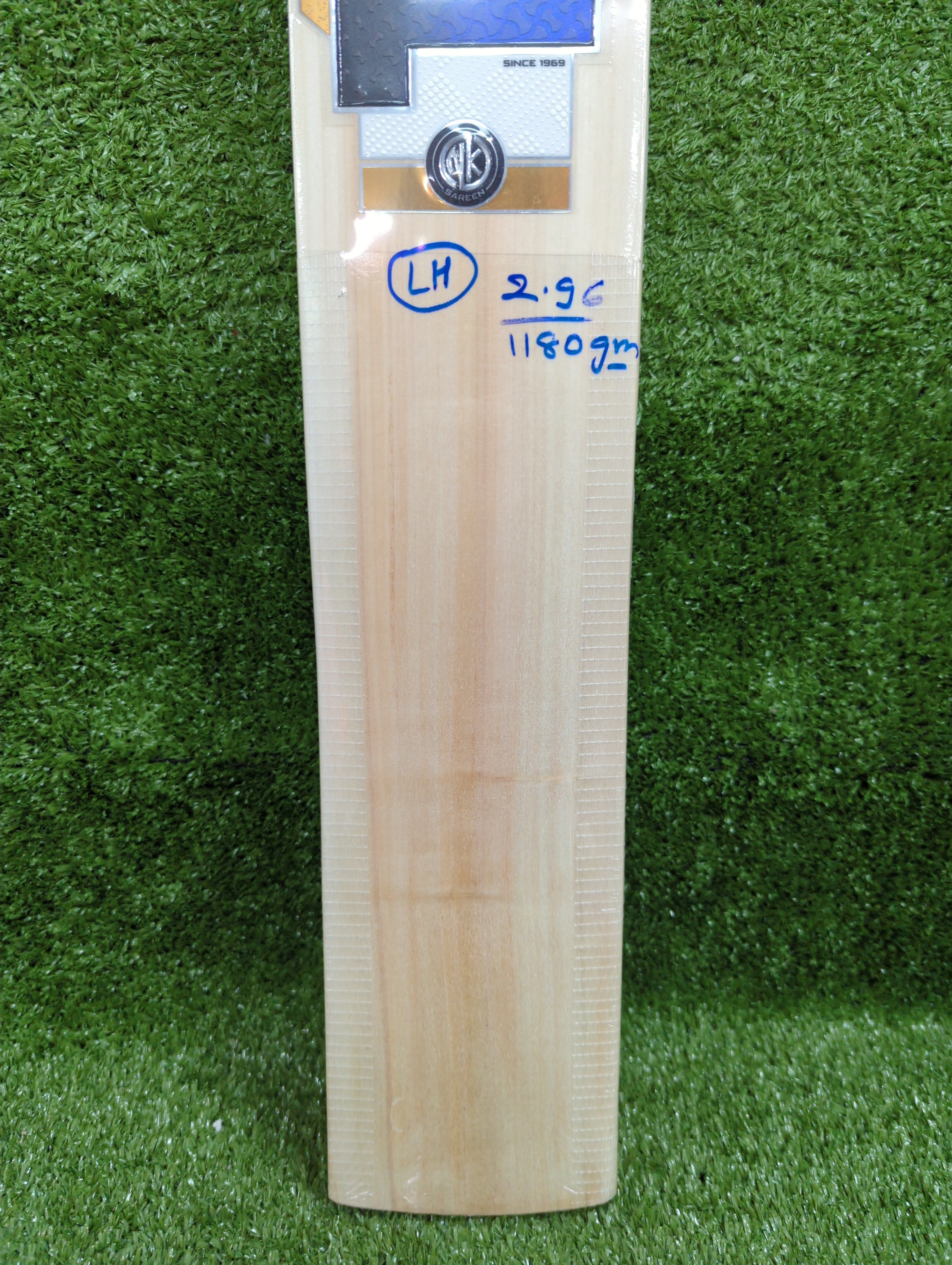 SS TON Dhoni Players Premium Kashmir Willow Cricket Bat - Long Handle SS