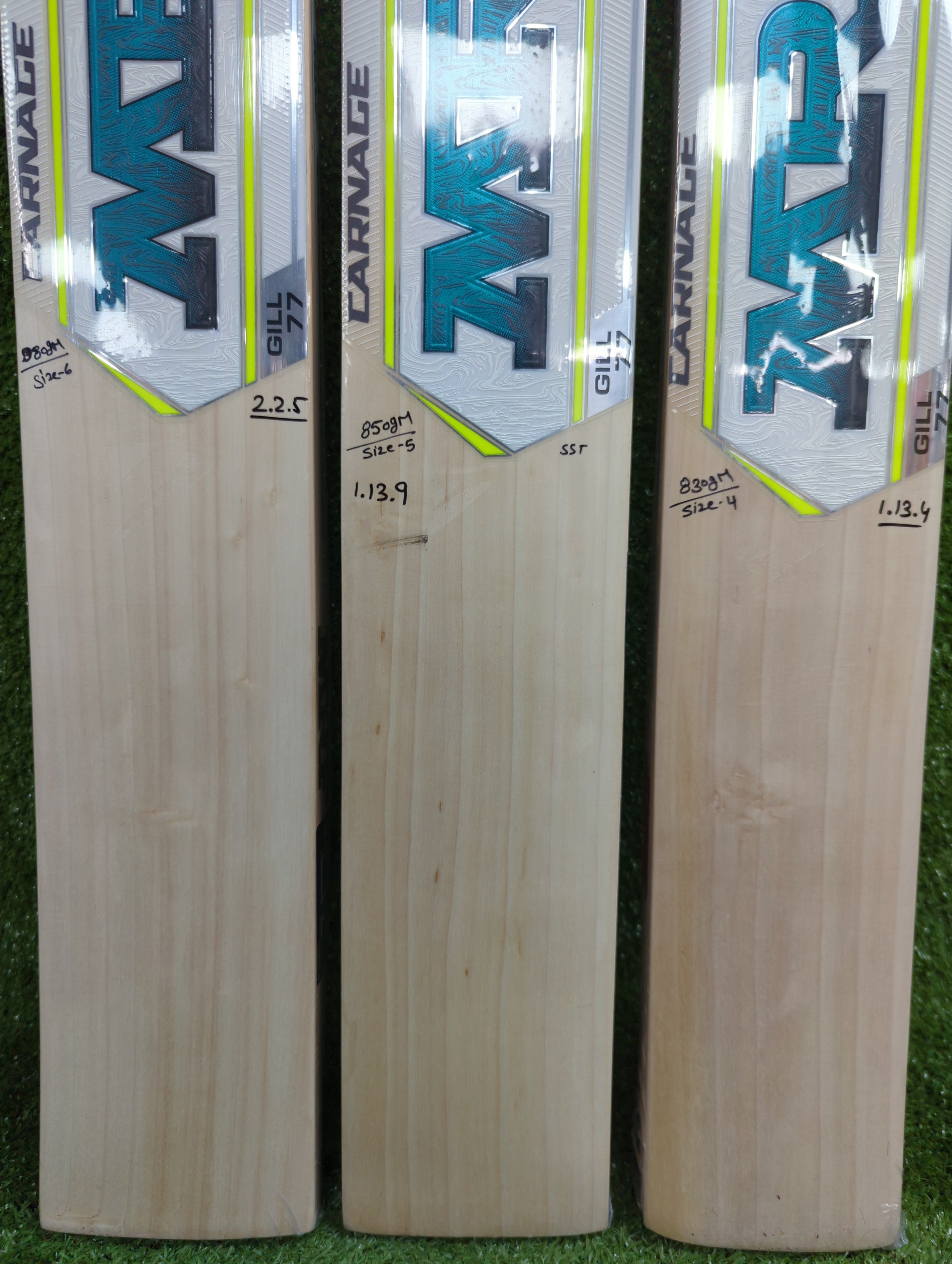 MRF Carnage GILL 77 Junior / Youth English Willow Cricket Bat