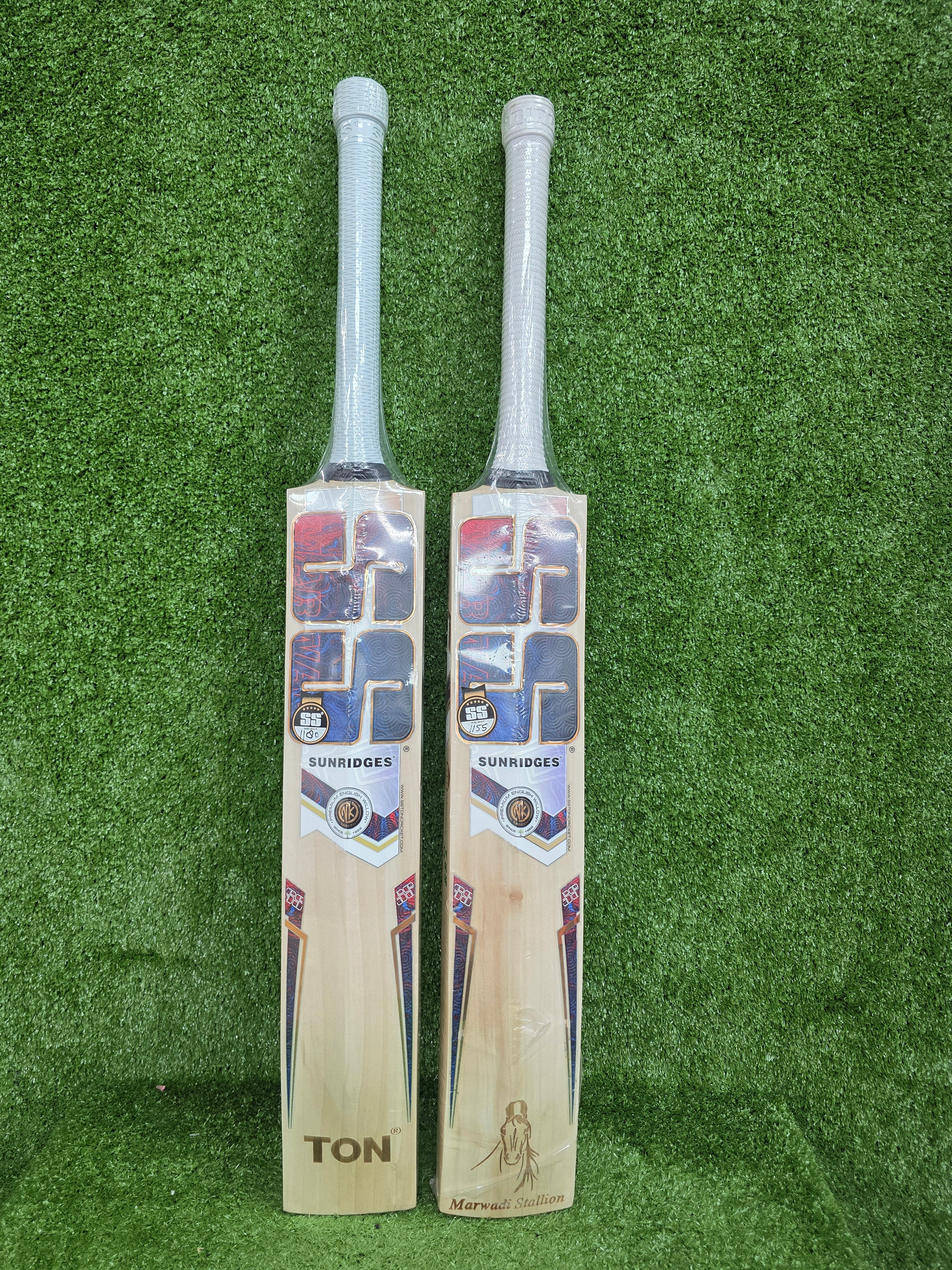 SS Ravindra Jadeja Stallion Marwadi English Willow Cricket Bat - Grade 2 SS