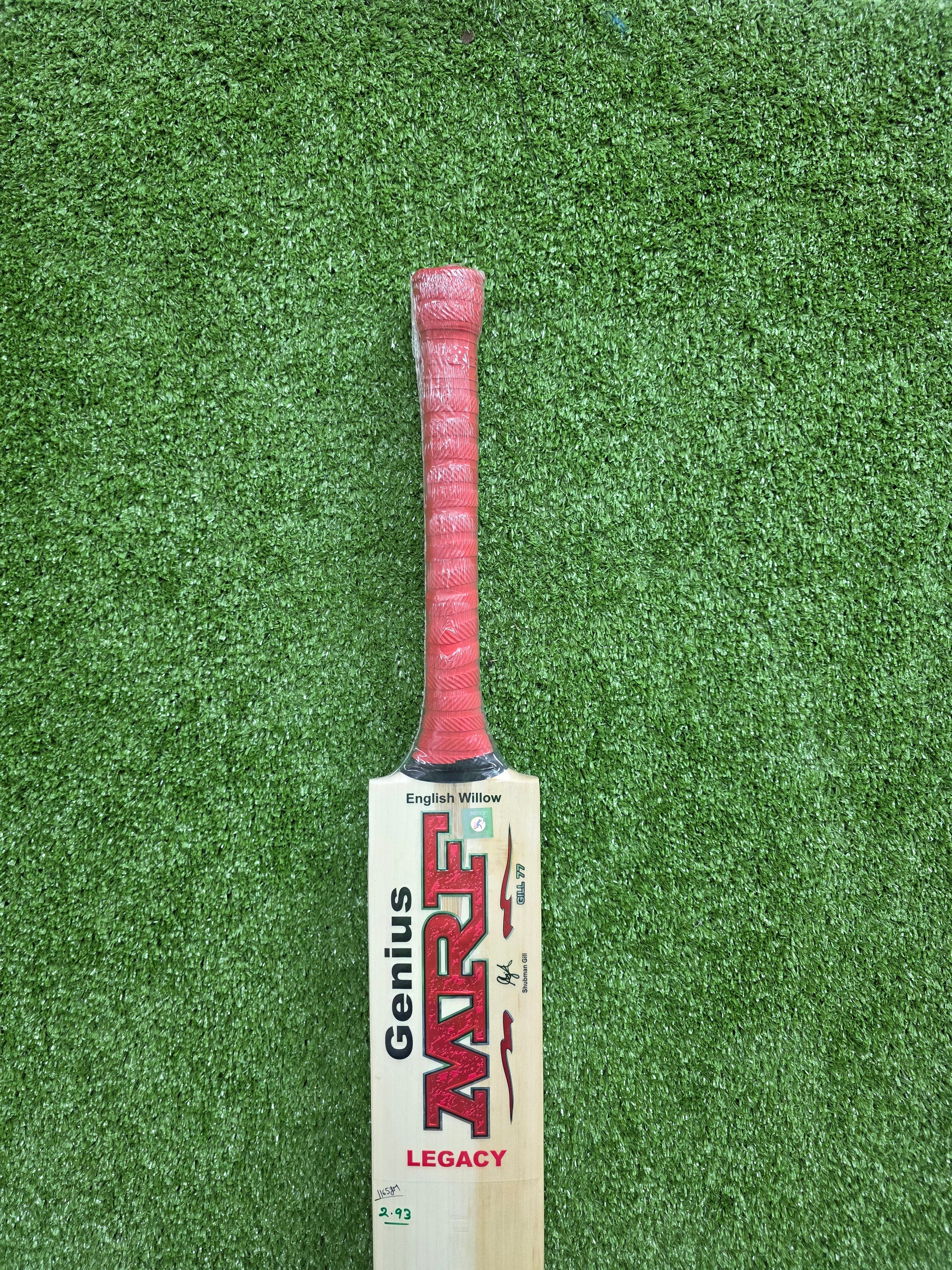 MRF Genius Legacy Shubman Gill 77  English Willow Cricket Bat 2025