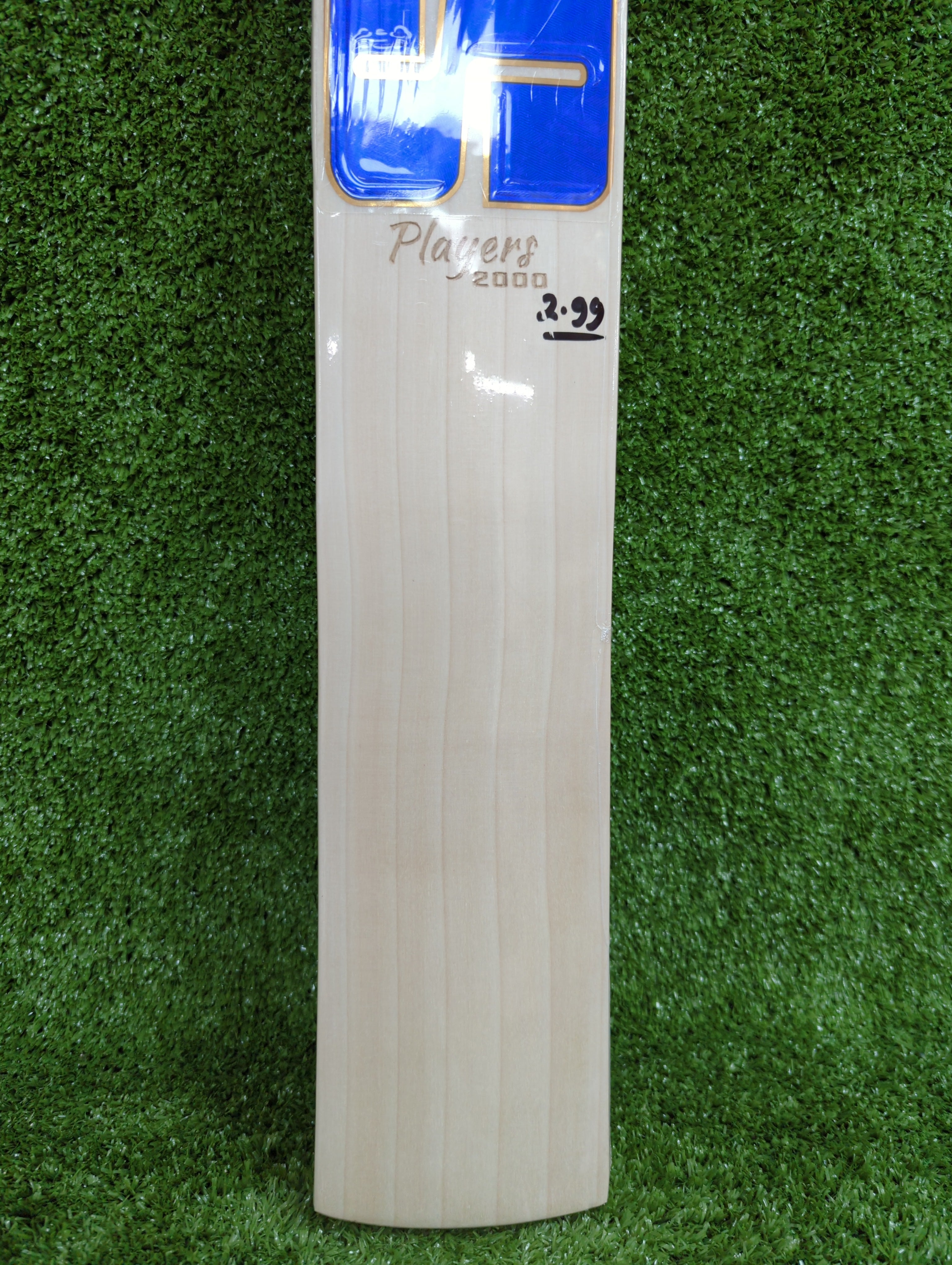 SS Player 2000 English Willow Cricket Bat (Blue Sticker) - Riyan Parag