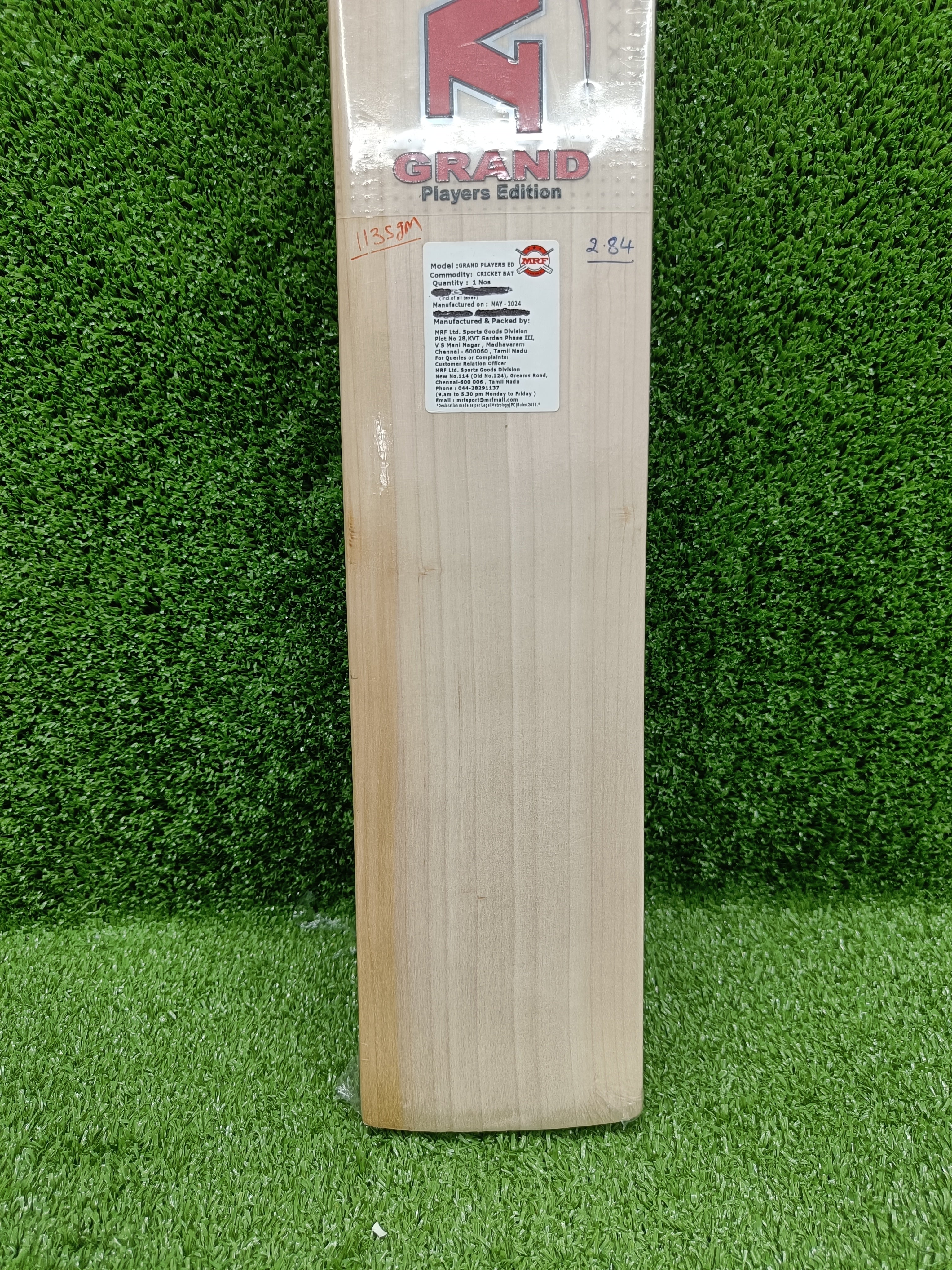 MRF Genius Grand Players Edition English Willow Cricket Bat