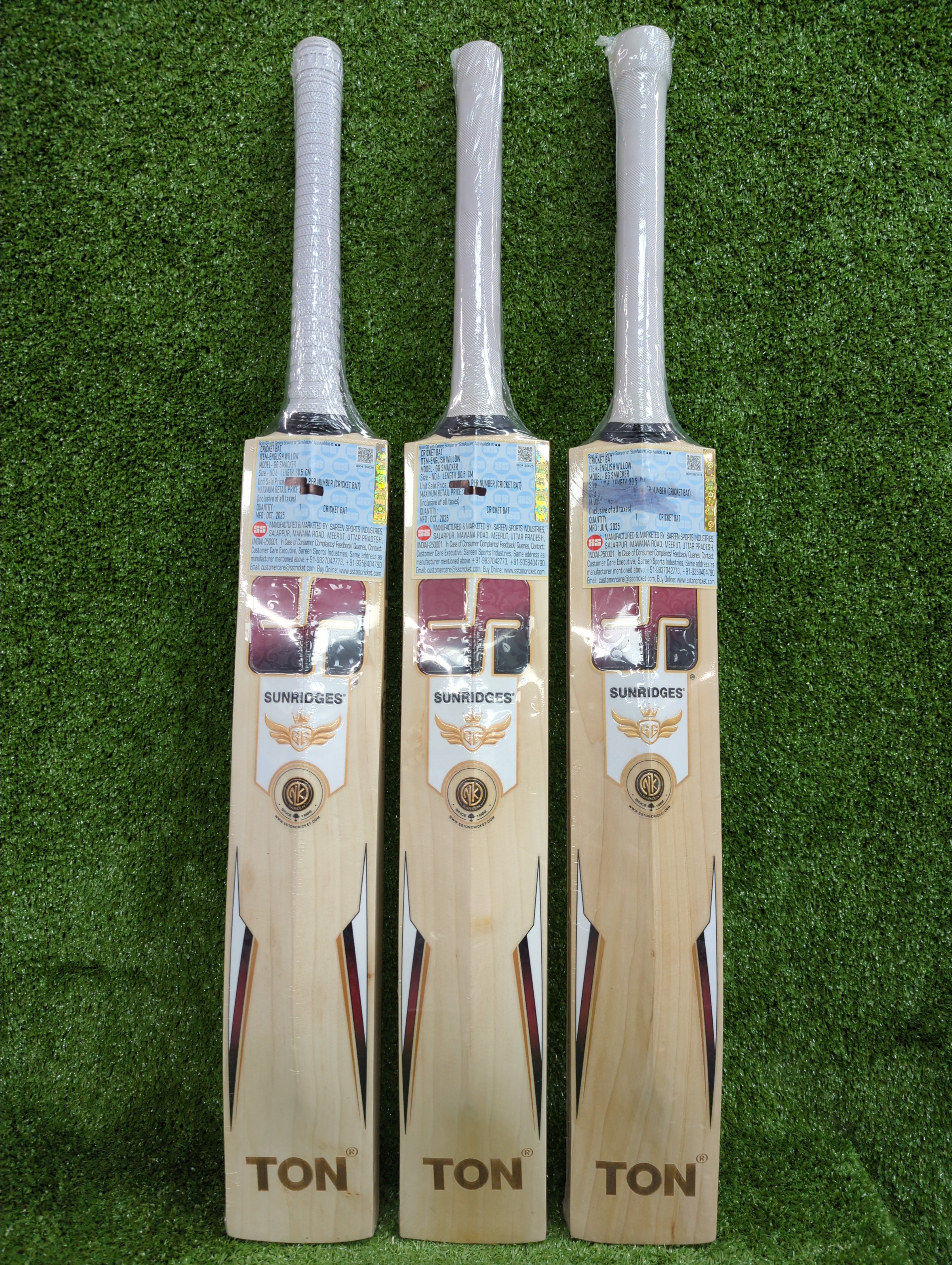 SS GG Smacker Junior / Youth Cricket Bat (Red Sticker)