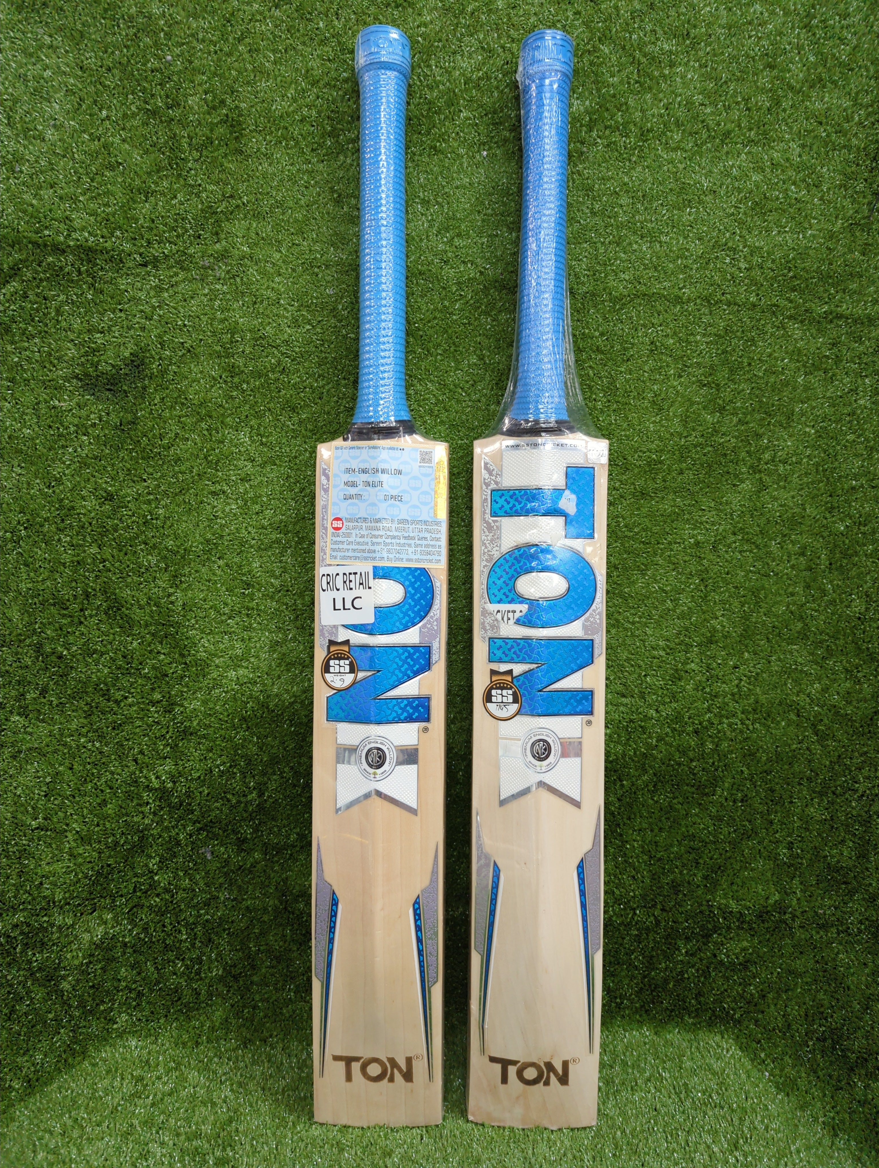 SS TON Elite English Willow Cricket Bat SS