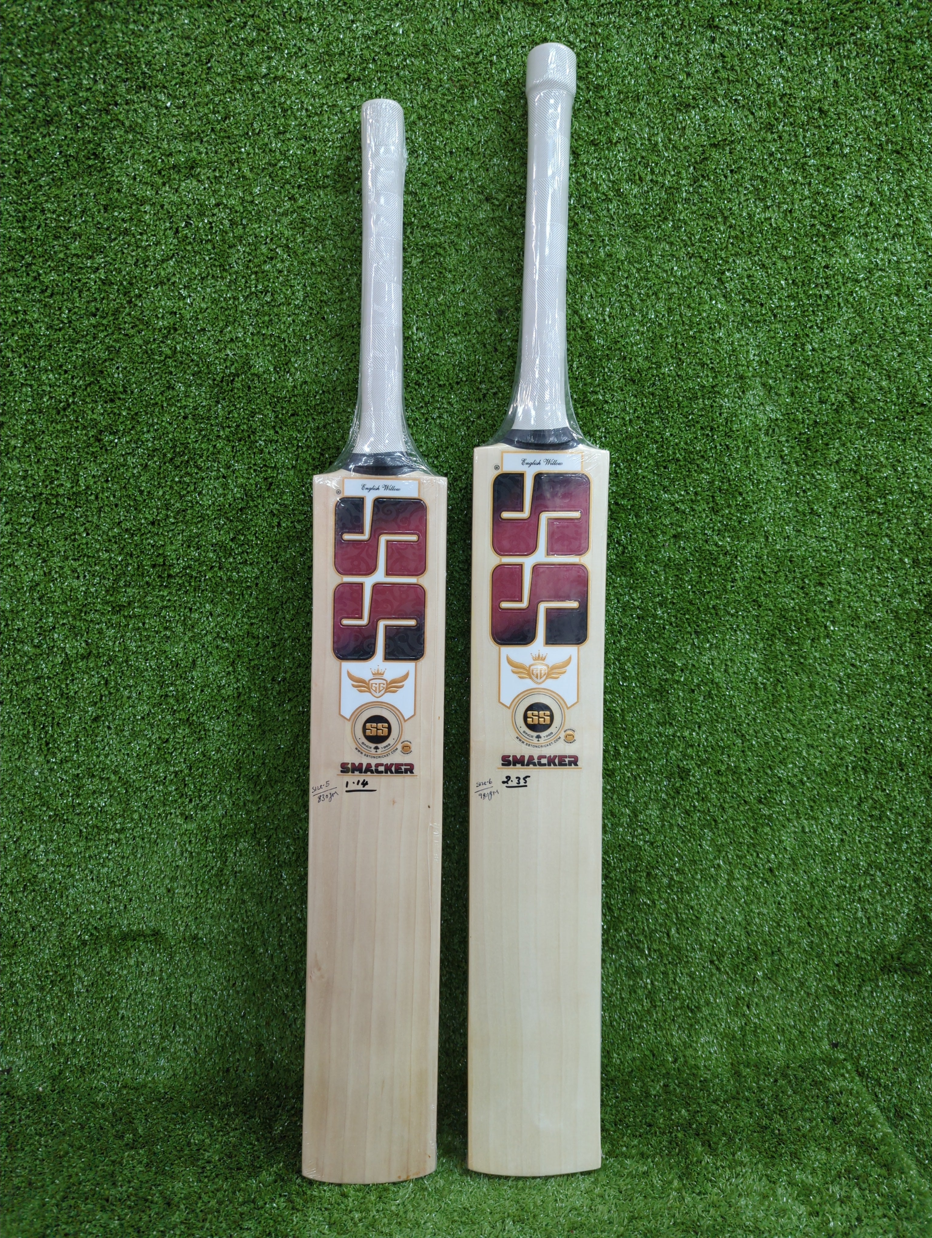 SS GG Smacker Junior / Youth Cricket Bat (Red Sticker)